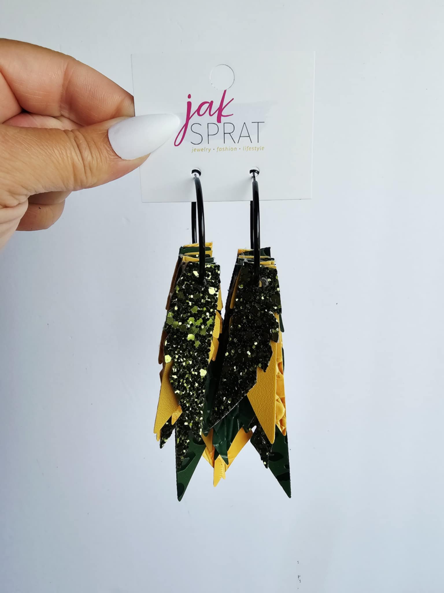 Boujee at the Ballfield FOOTBALL EDITION | Green & Yellow HHY28GY