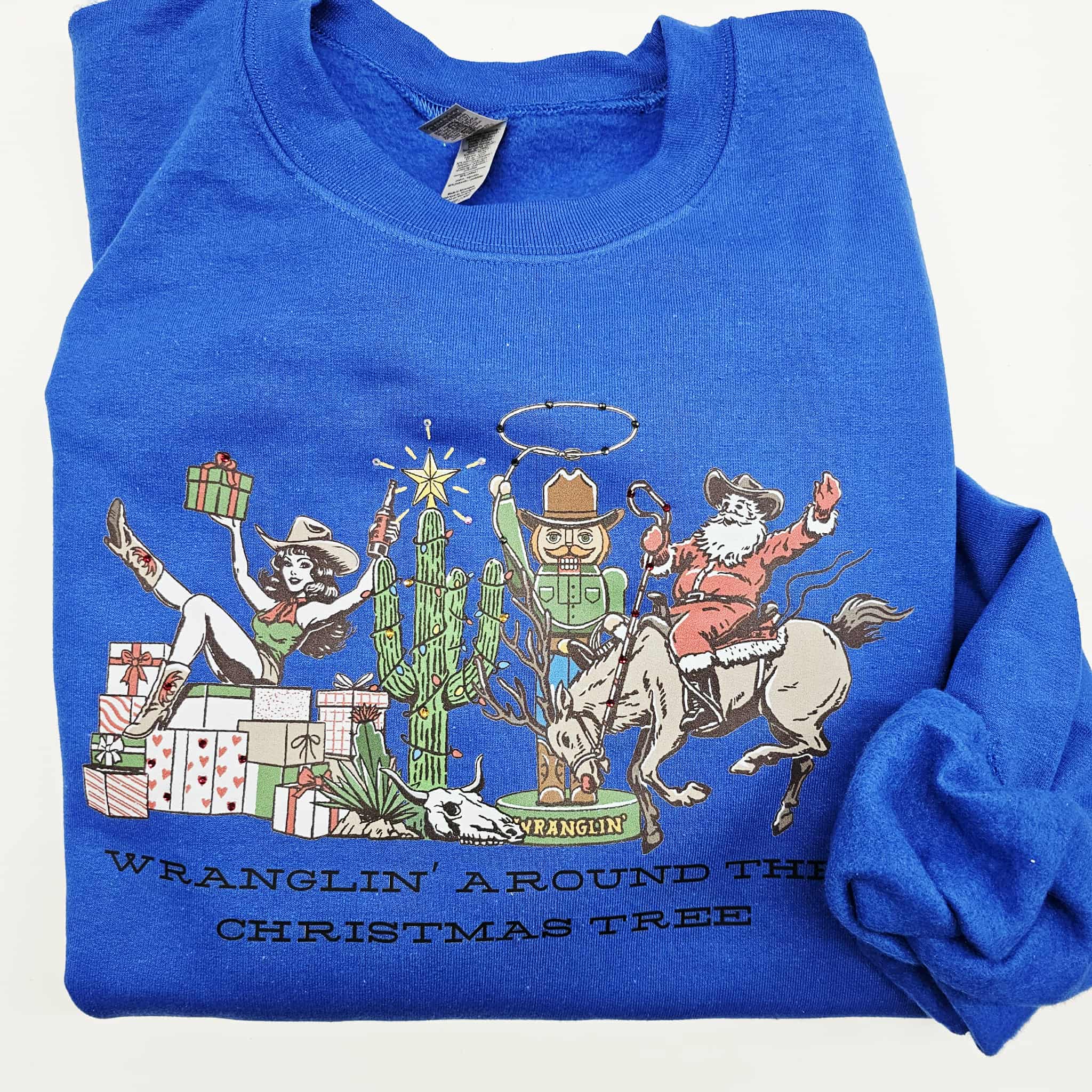 Wranglin' Around the Christmas Tree- SWEATSHIRTS