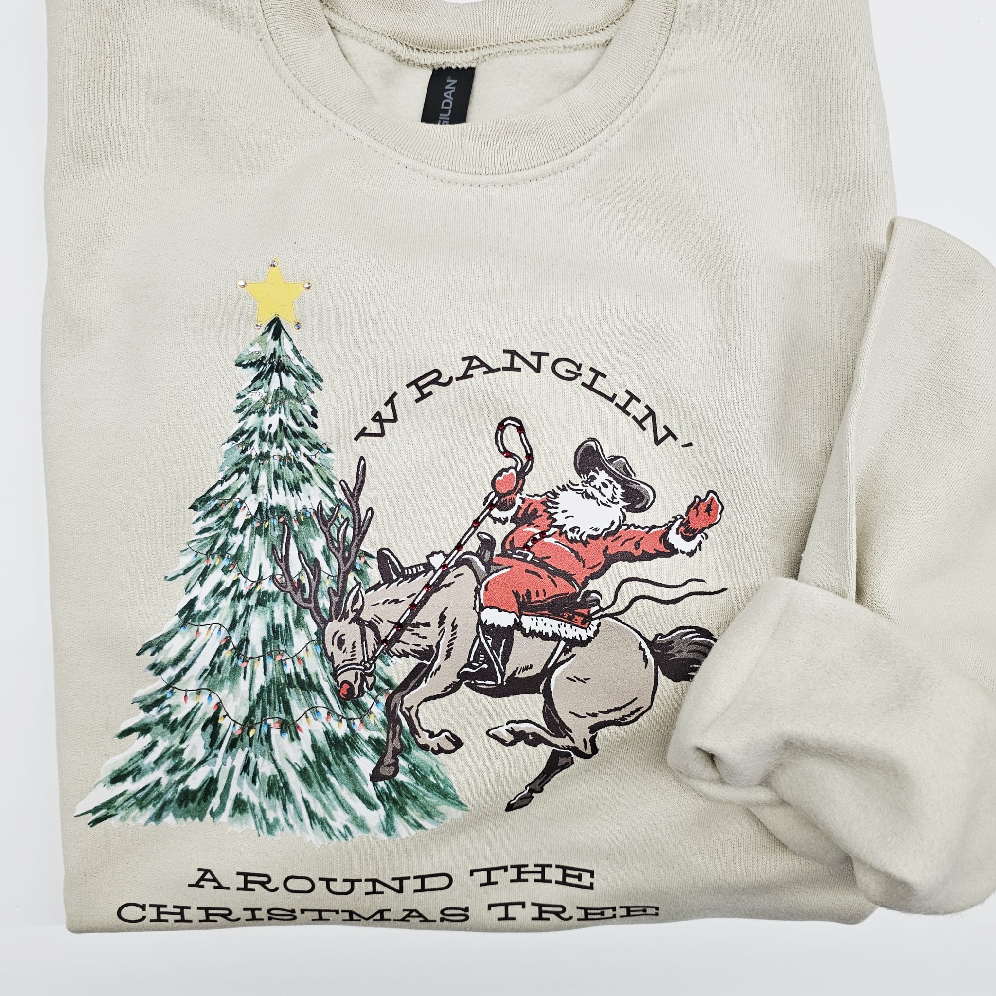 Wranglin' Around the Christmas Tree- SWEATSHIRTS