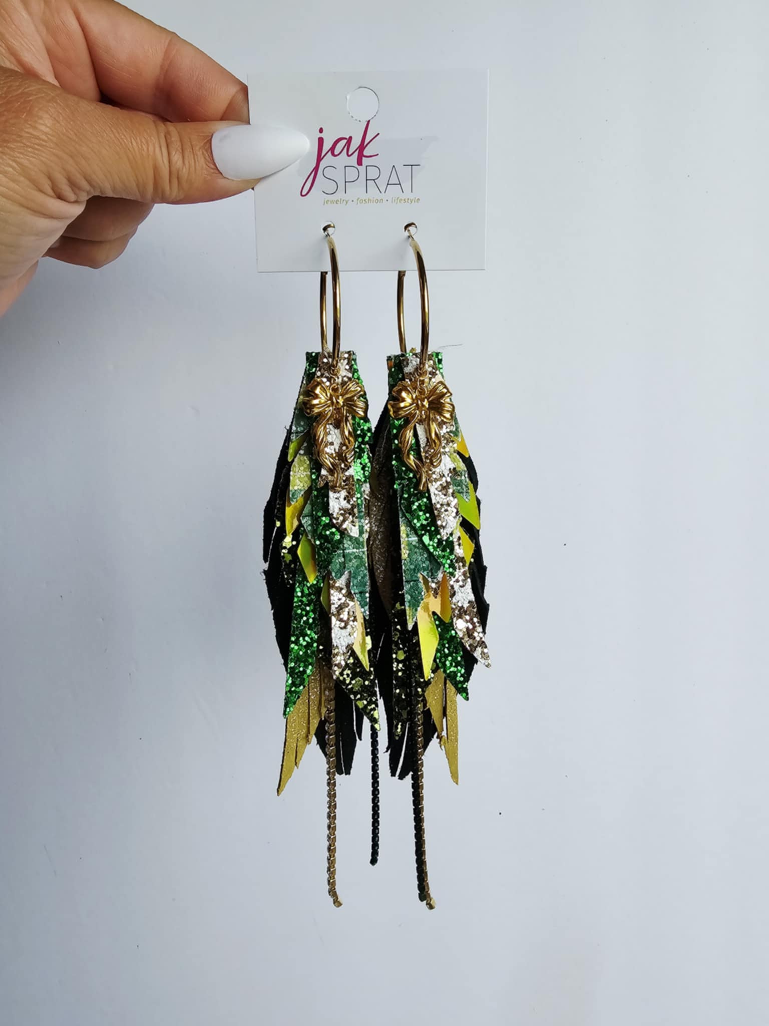 Boujee at the Ballfield FOOTBALL EDITION | Green & Yellow HHY12GY