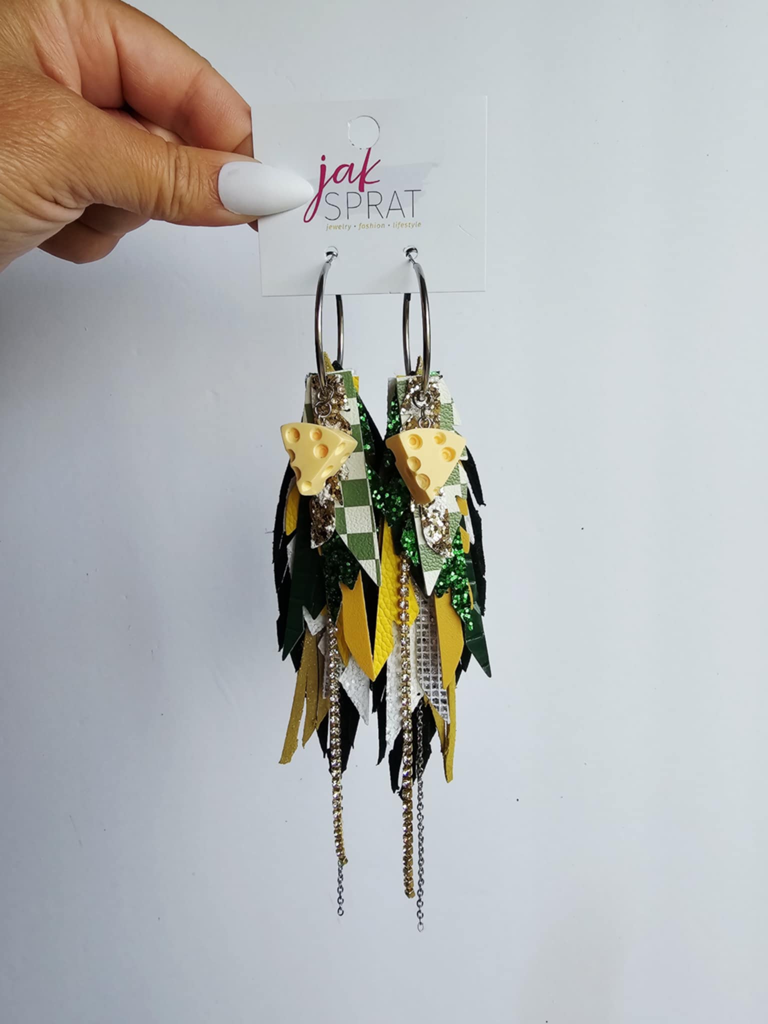 Boujee at the Ballfield FOOTBALL EDITION | Green & Yellow HHY13GY