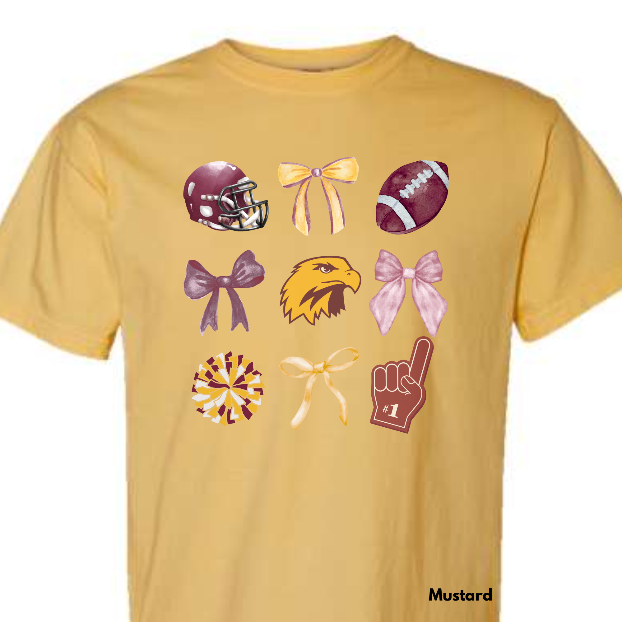 *** PRE-ORDER *** Hawks Bows & (Foot)balls & Go Team ADULT TEES