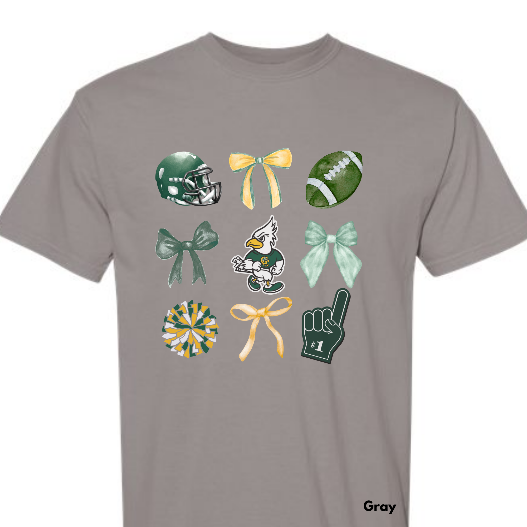 *** PRE-ORDER *** Jayhawks Bows & (Foot)balls & Go Team ADULT TEES