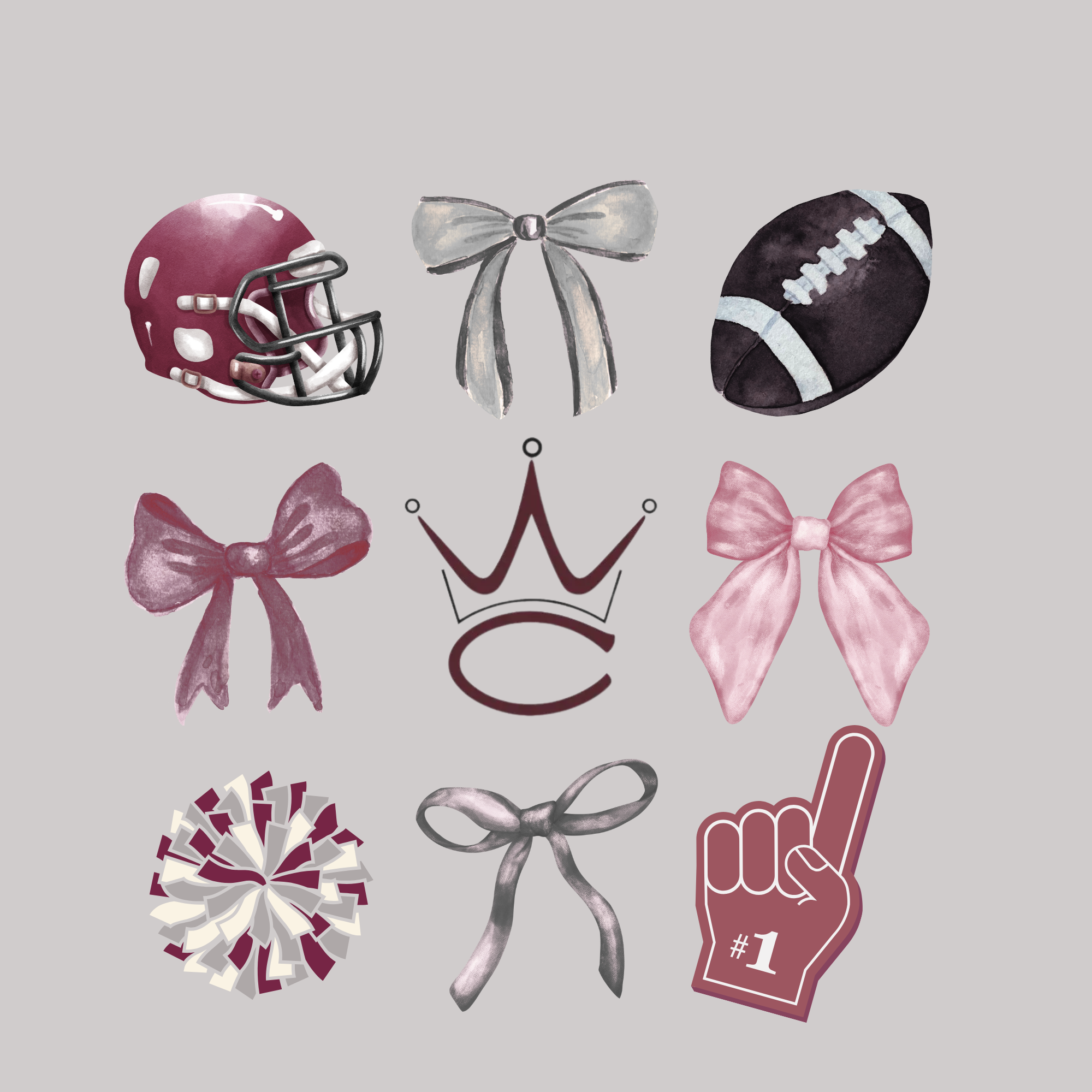 *** PRE-ORDER *** Wolfpack Bows & (Foot)Balls & Go Team ADULT SWEATSHIRTS