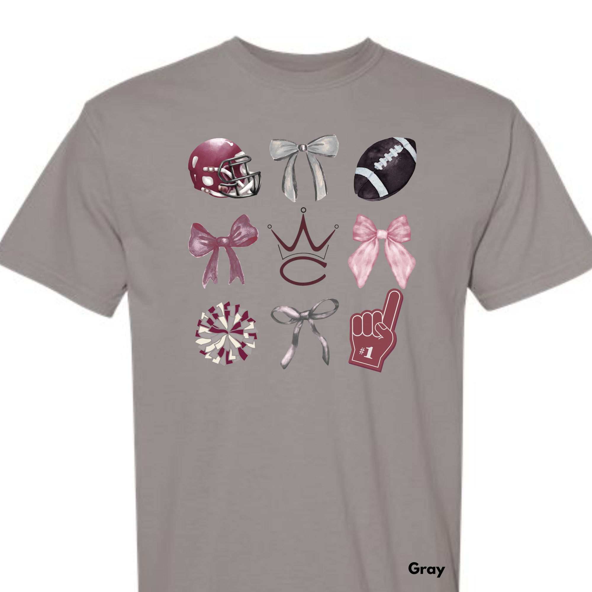 *** PRE-ORDER *** Wolfpack Bows & (Foot)balls & Go Team ADULT TEES