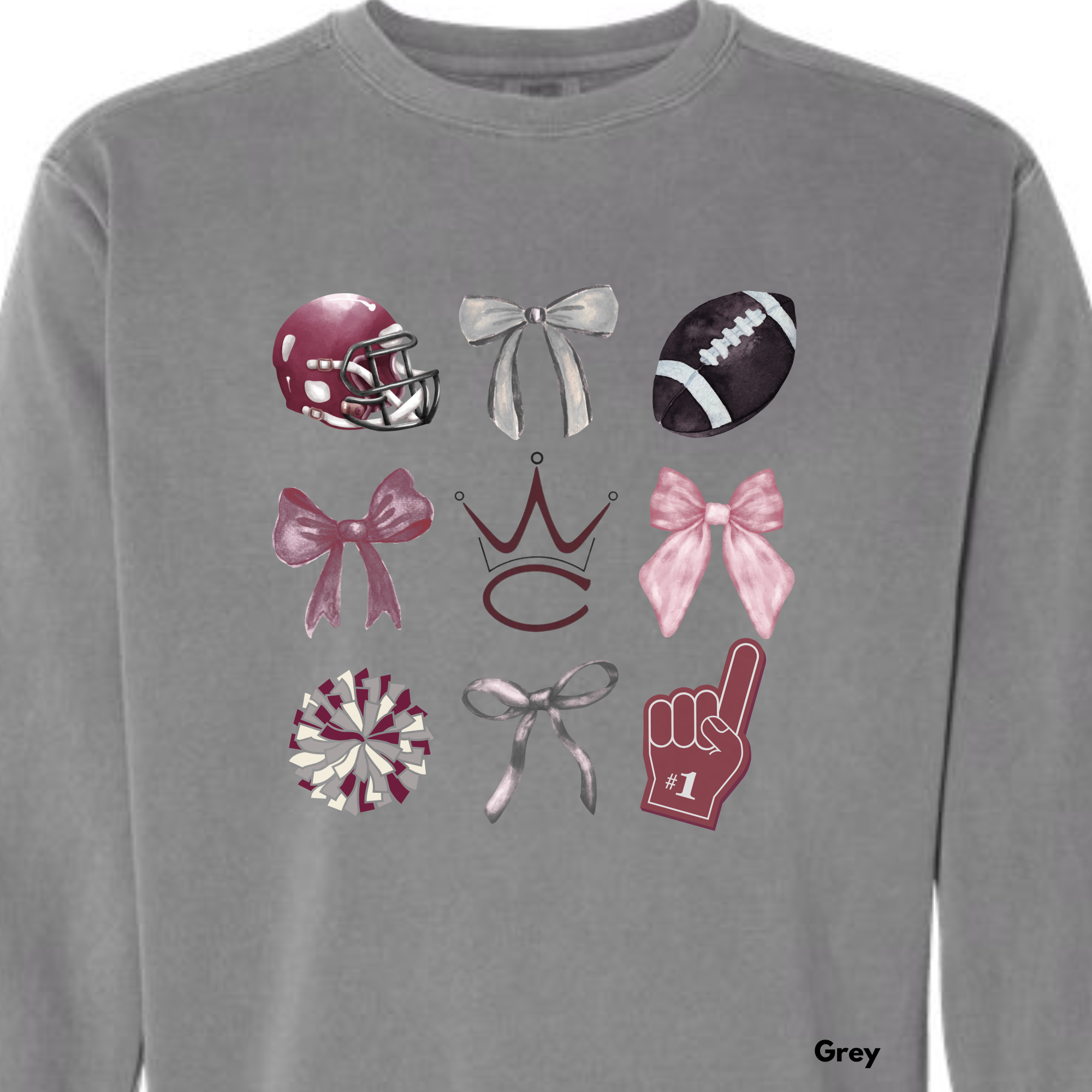 *** PRE-ORDER *** Wolfpack Bows & (Foot)Balls & Go Team ADULT SWEATSHIRTS