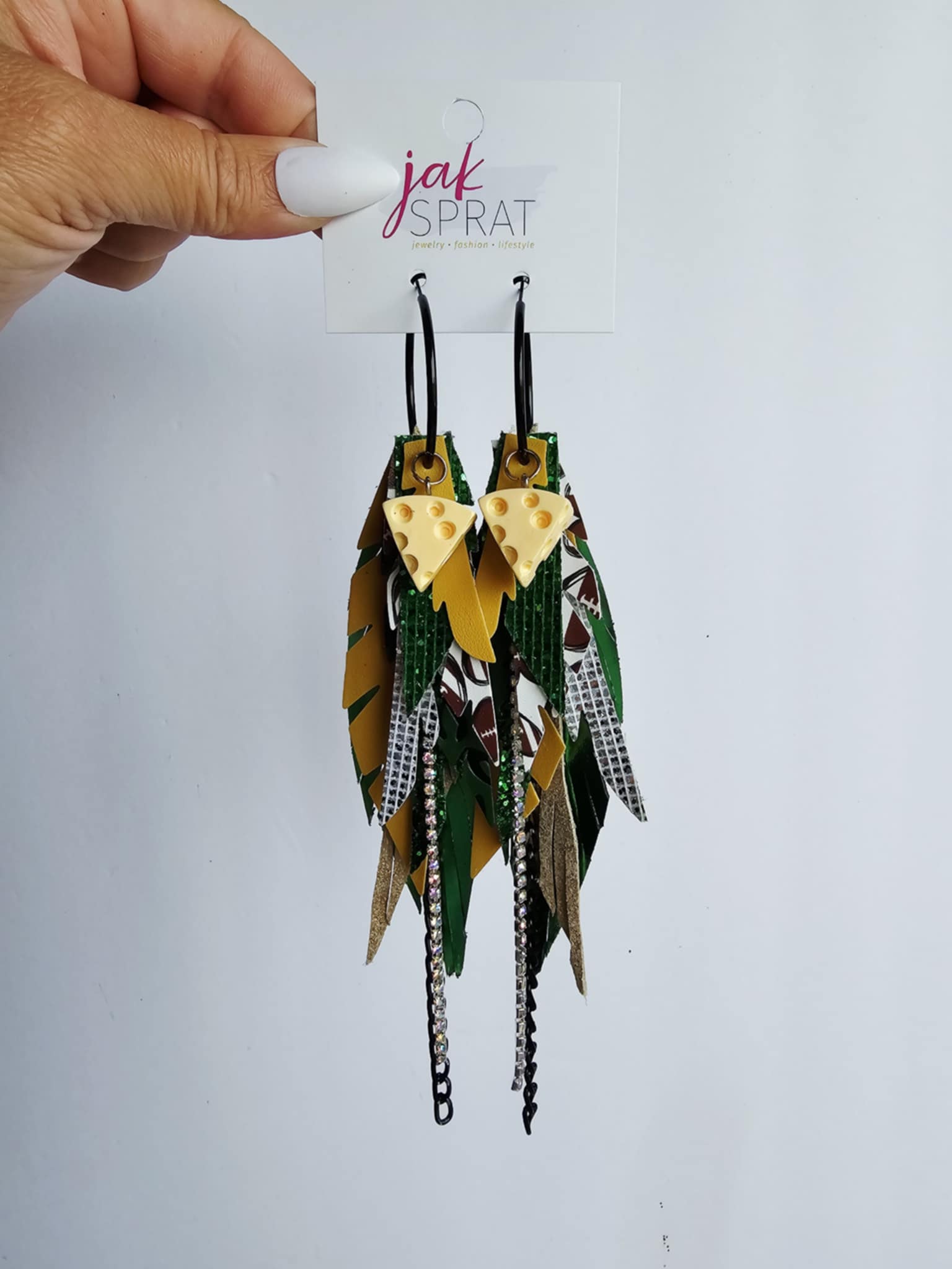Boujee at the Ballfield FOOTBALL EDITION | Green & Yellow HHY18GY