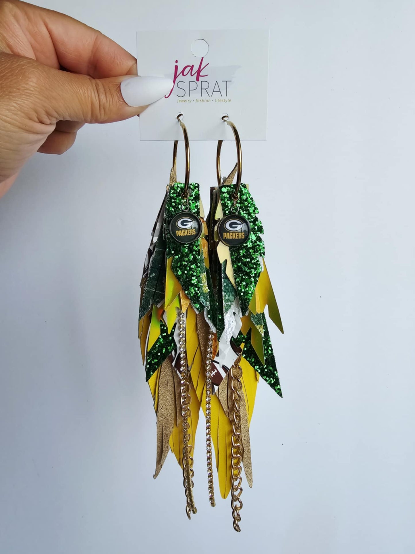 Boujee at the Ballfield FOOTBALL EDITION | Green & Yellow HHY24GY