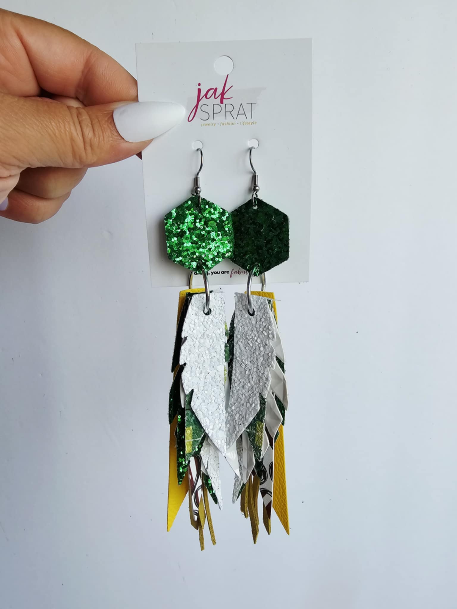 Boujee at the Ballfield FOOTBALL EDITION | Green & Yellow HHY31GY