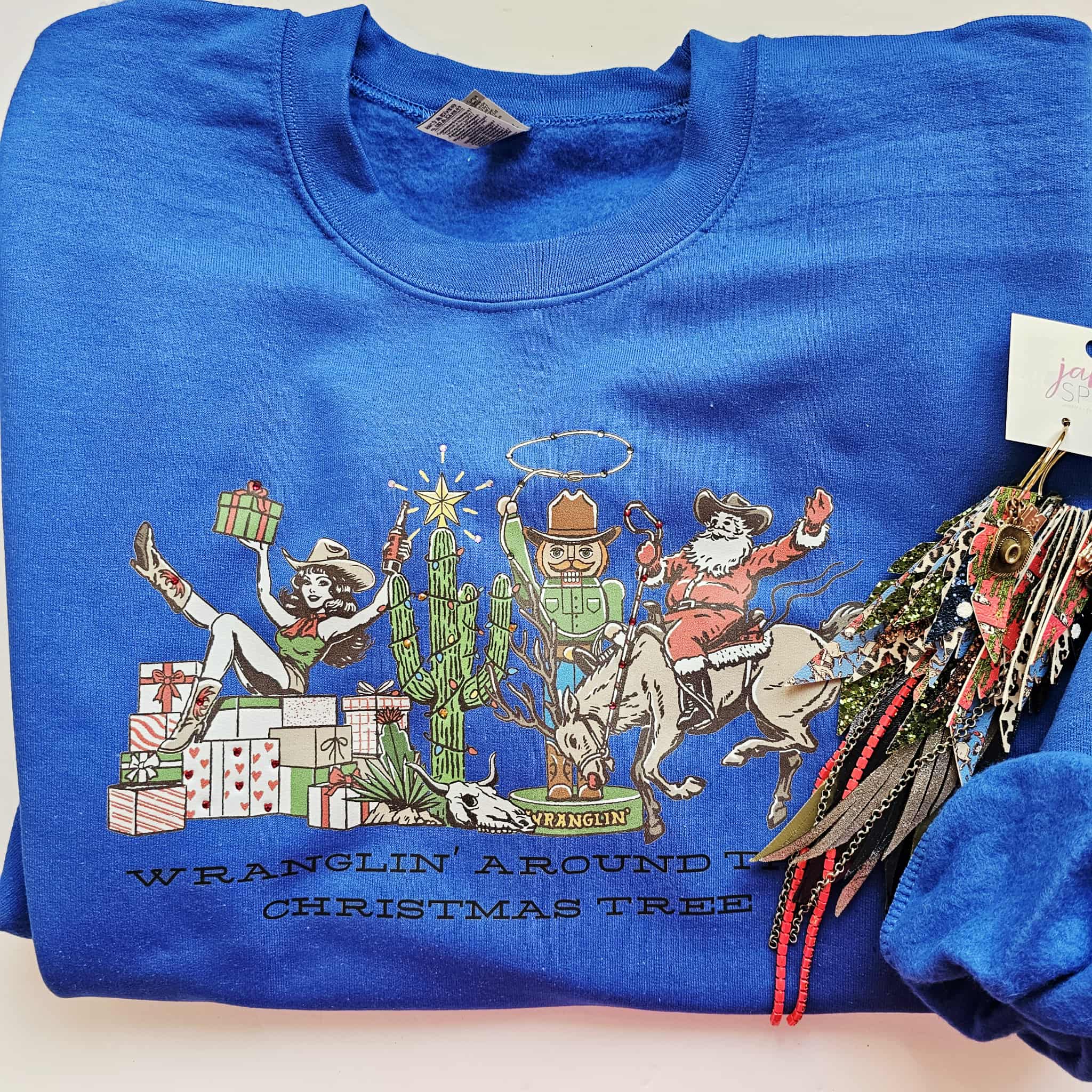 Wranglin' Around the Christmas Tree Bundle- EARRINGS