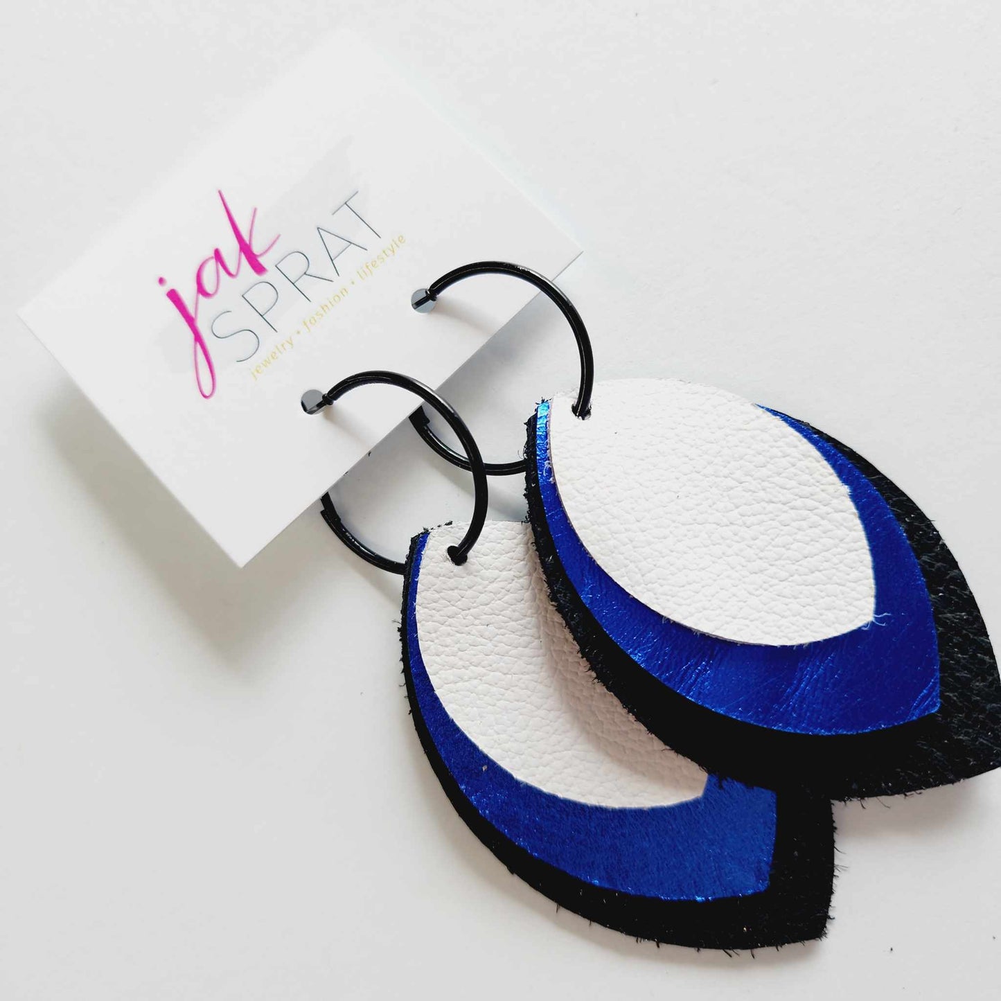 Boujee at the Ball Field- Black & Royal Blue & White