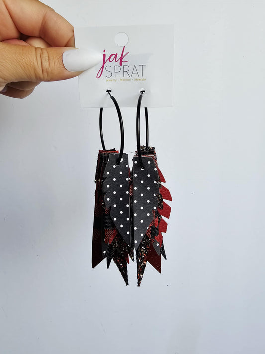 Boujee at the Ballfield FOOTBALL EDITION | Red & Black HIY3BR