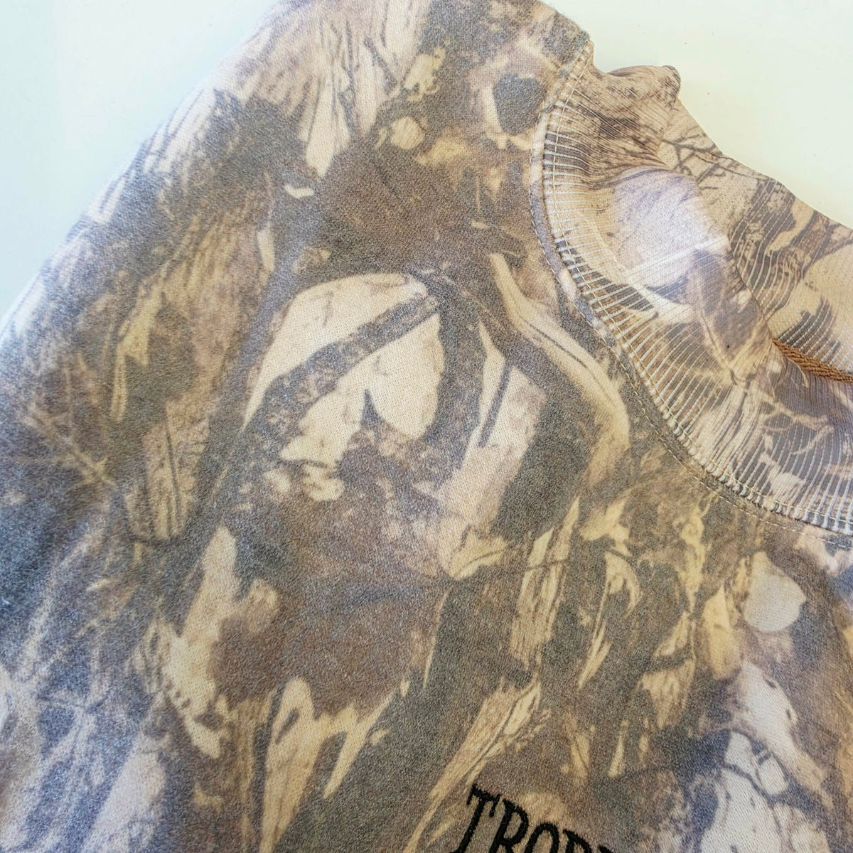 Trophy Wife Camo Mock Neck Sweatshirt