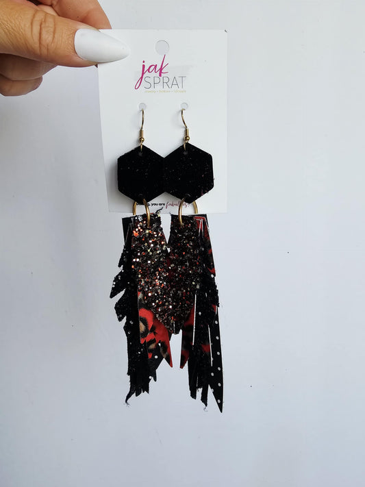 Boujee at the Ballfield FOOTBALL EDITION | Red & Black HIY5BR