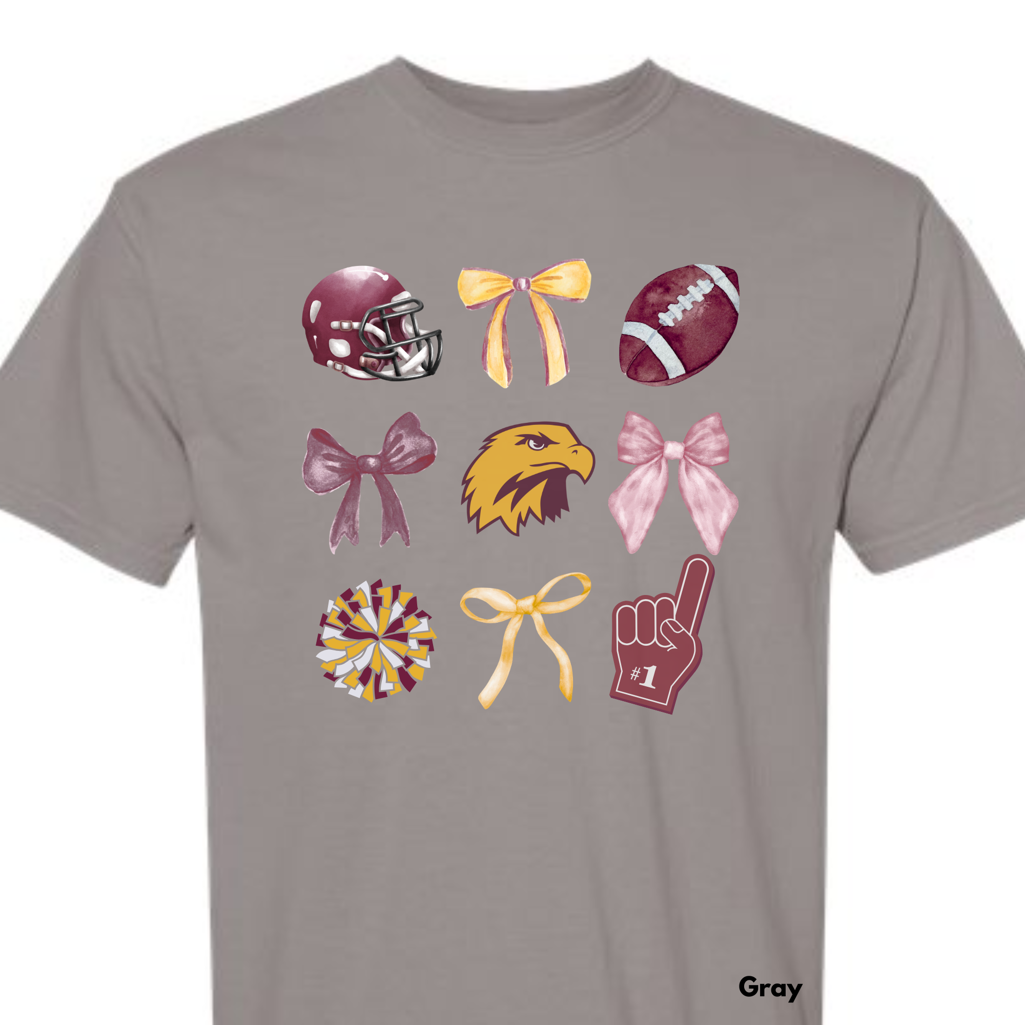 *** PRE-ORDER *** Hawks Bows & (Foot)balls & Go Team YOUTH TEES