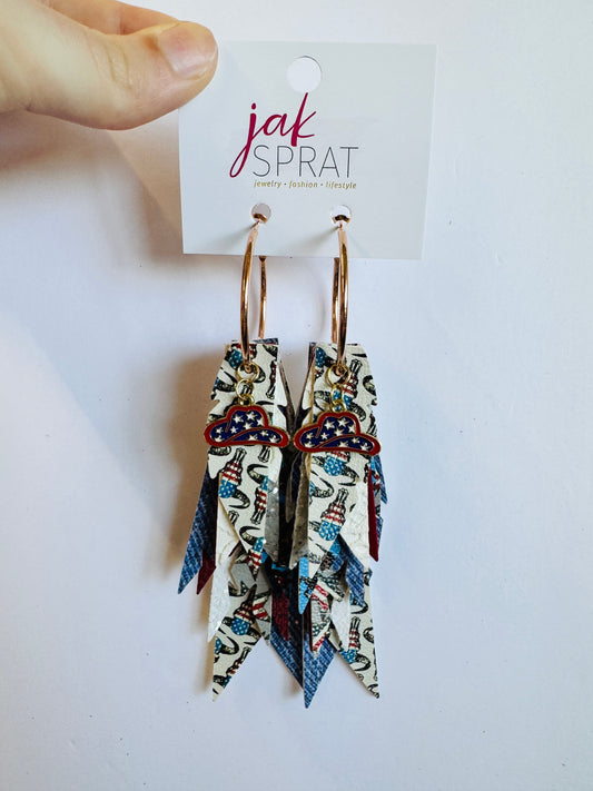 Red, White, & Rodeo | Fabulous Feathers #61