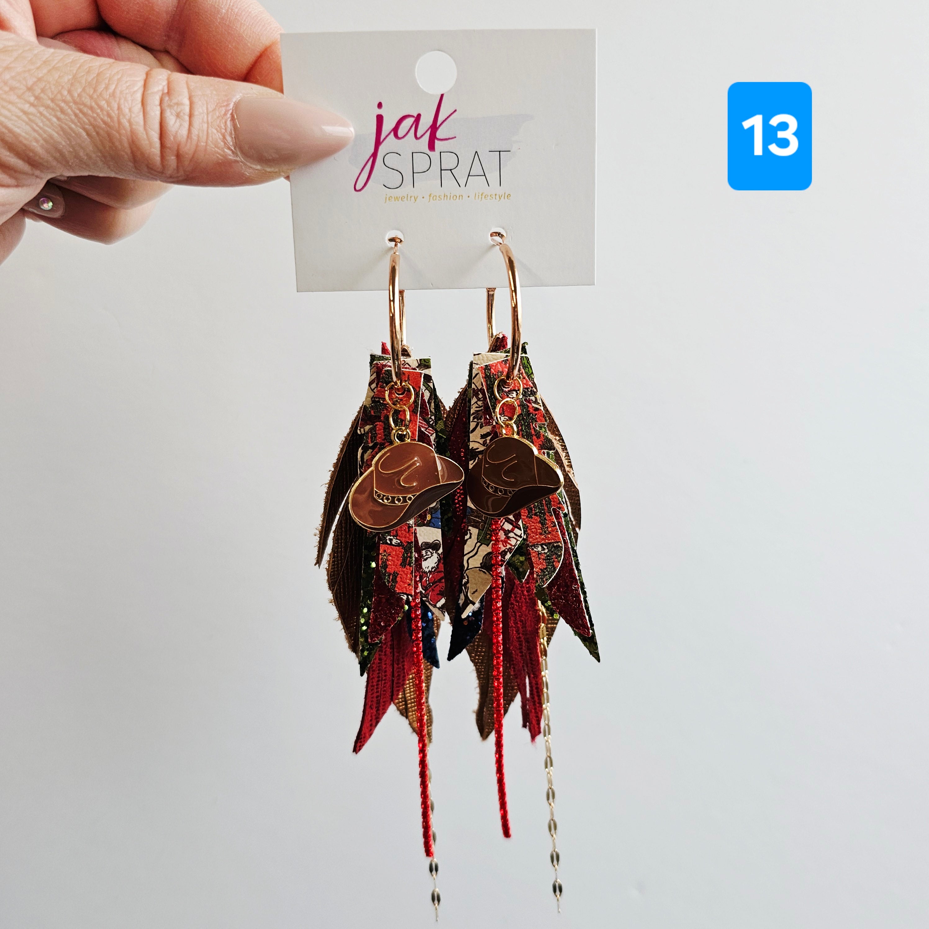 Wranglin' Around the Christmas Tree Bundle- EARRINGS