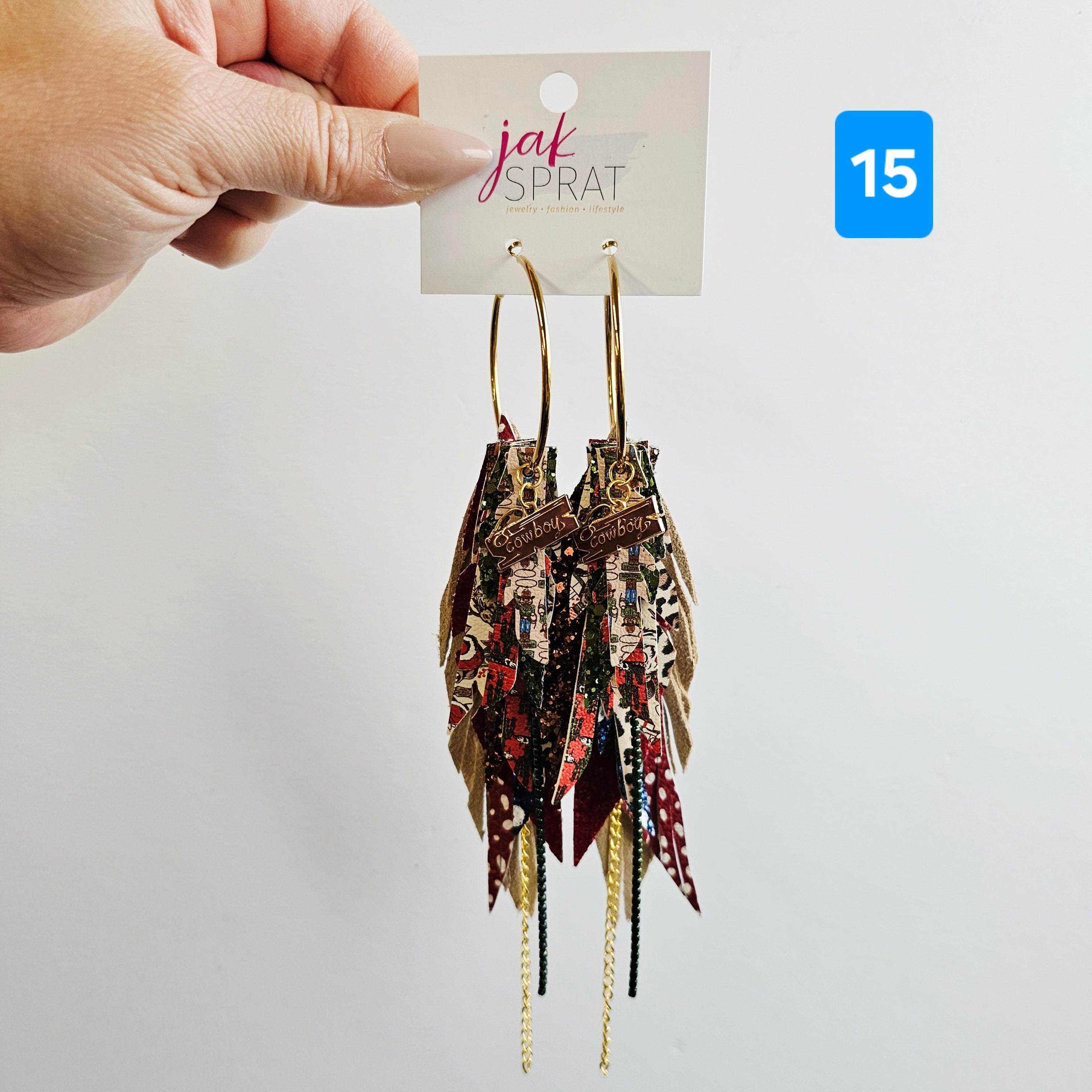 Wranglin' Around the Christmas Tree Bundle- EARRINGS