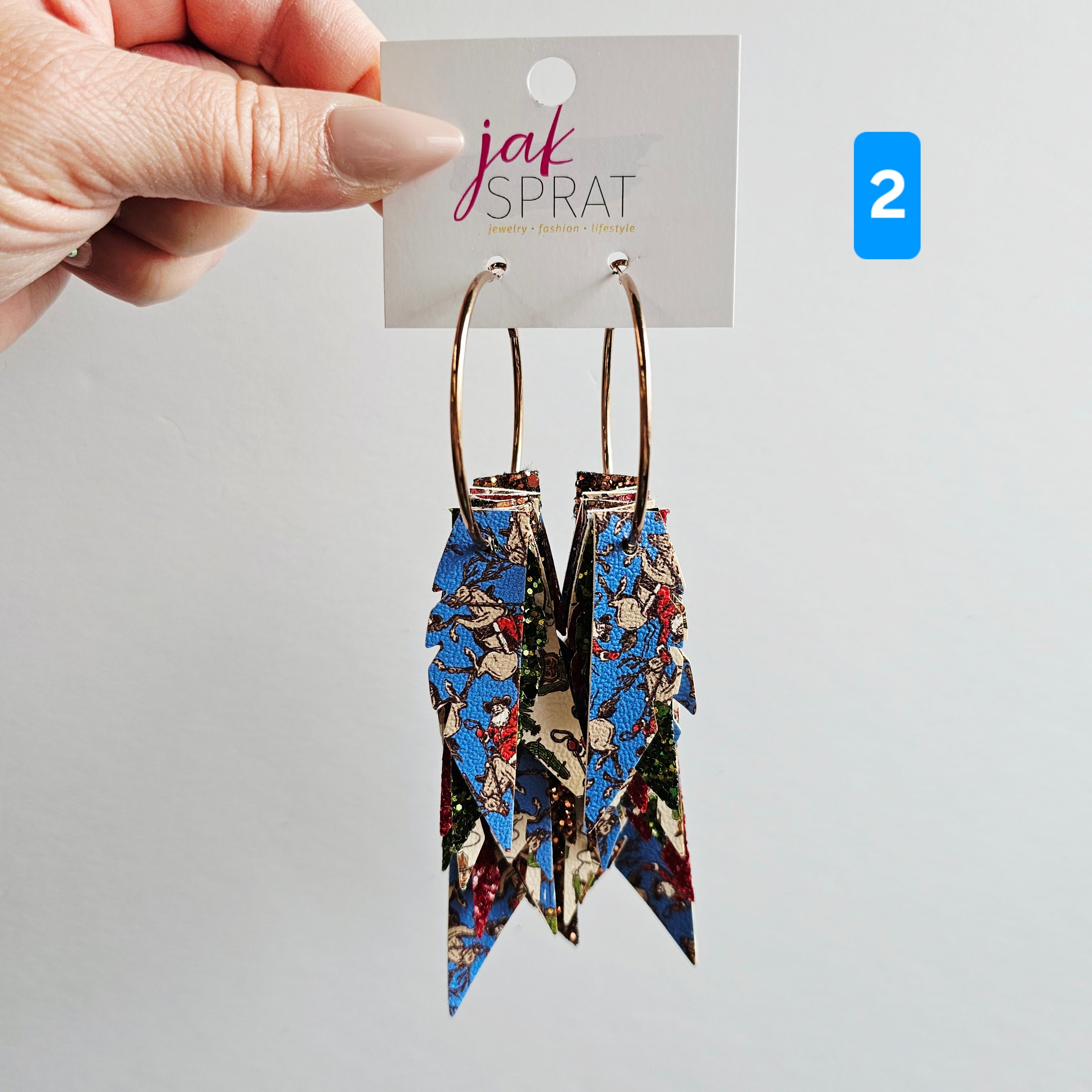 Wranglin' Around the Christmas Tree Bundle- EARRINGS