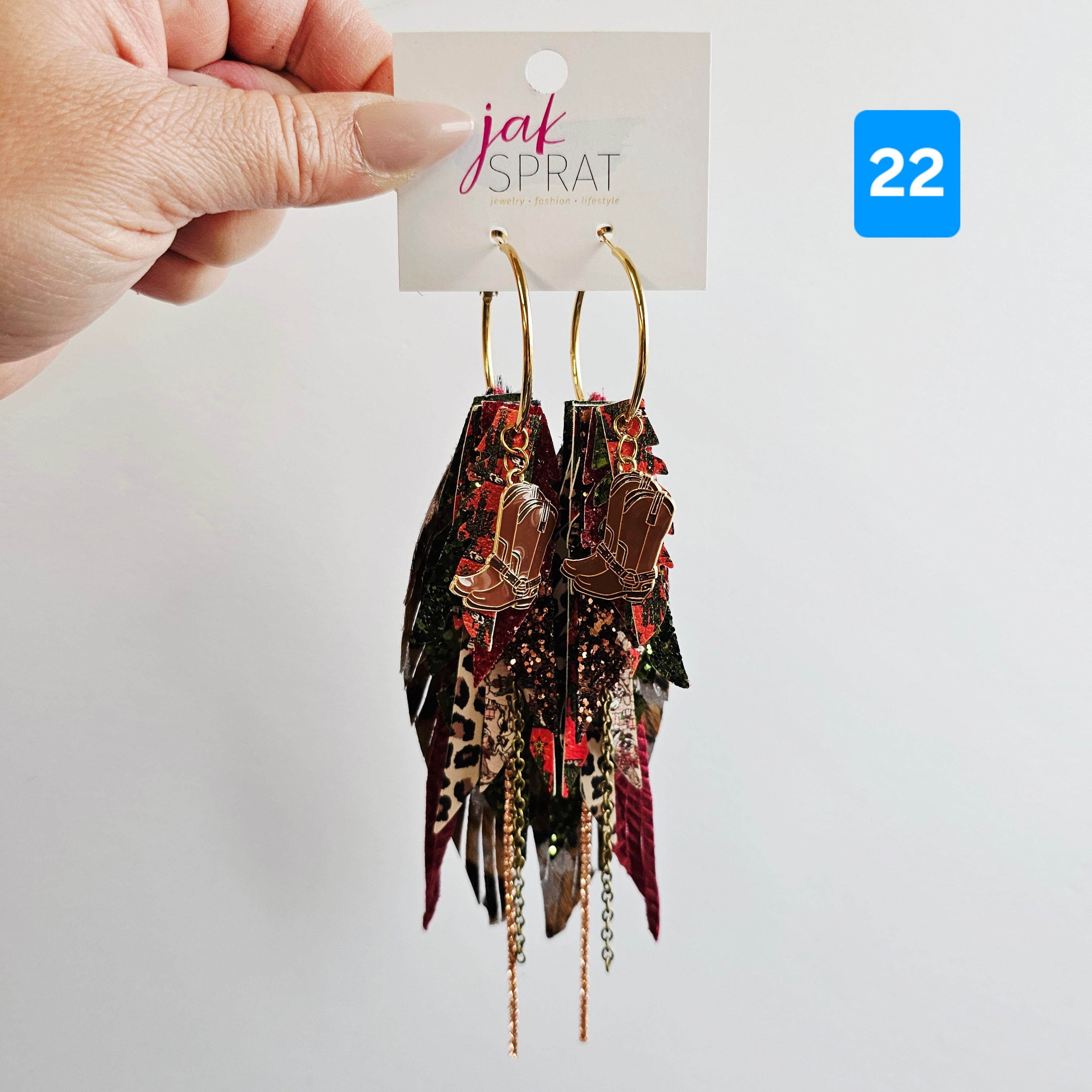 Wranglin' Around the Christmas Tree Bundle- EARRINGS