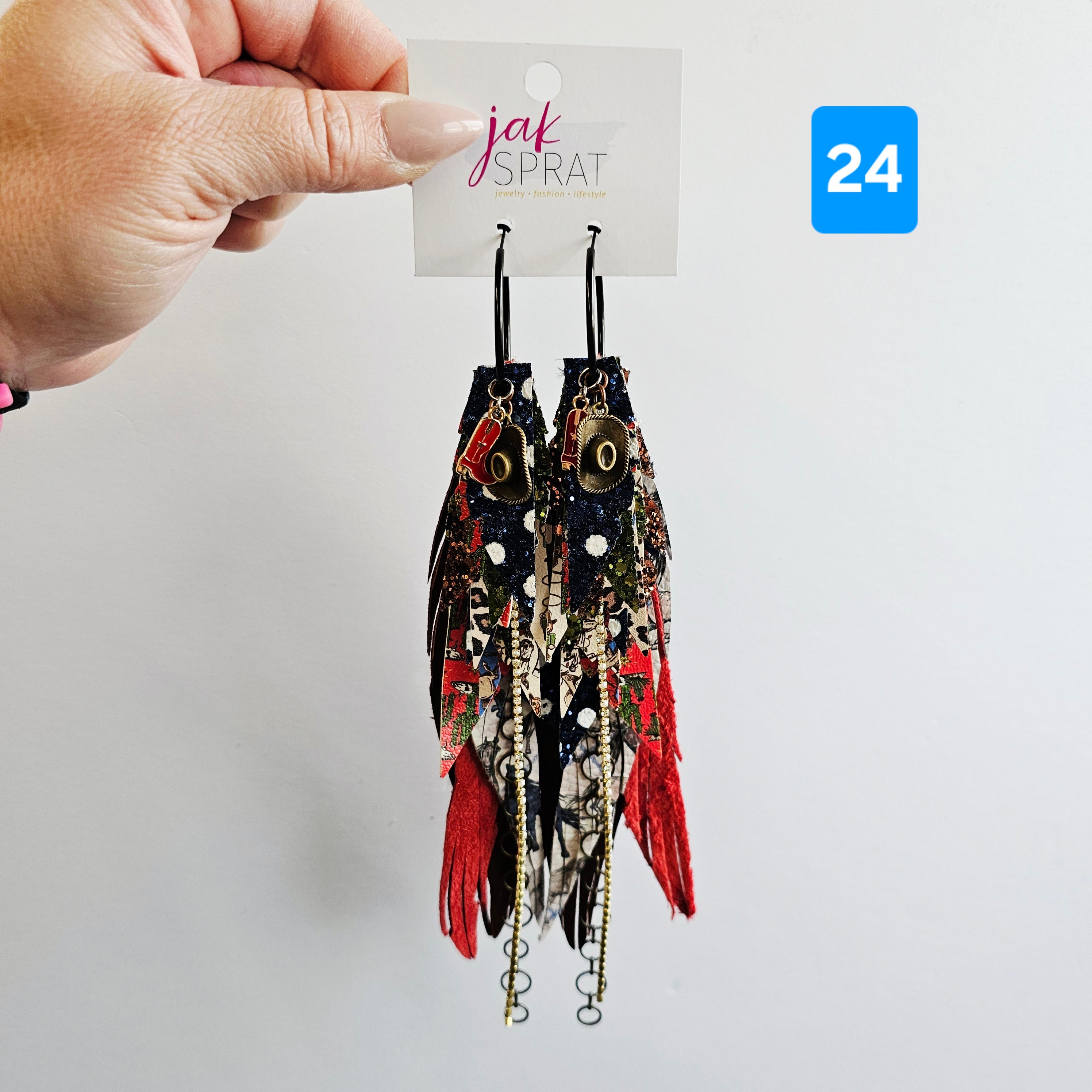 Wranglin' Around the Christmas Tree Bundle- EARRINGS