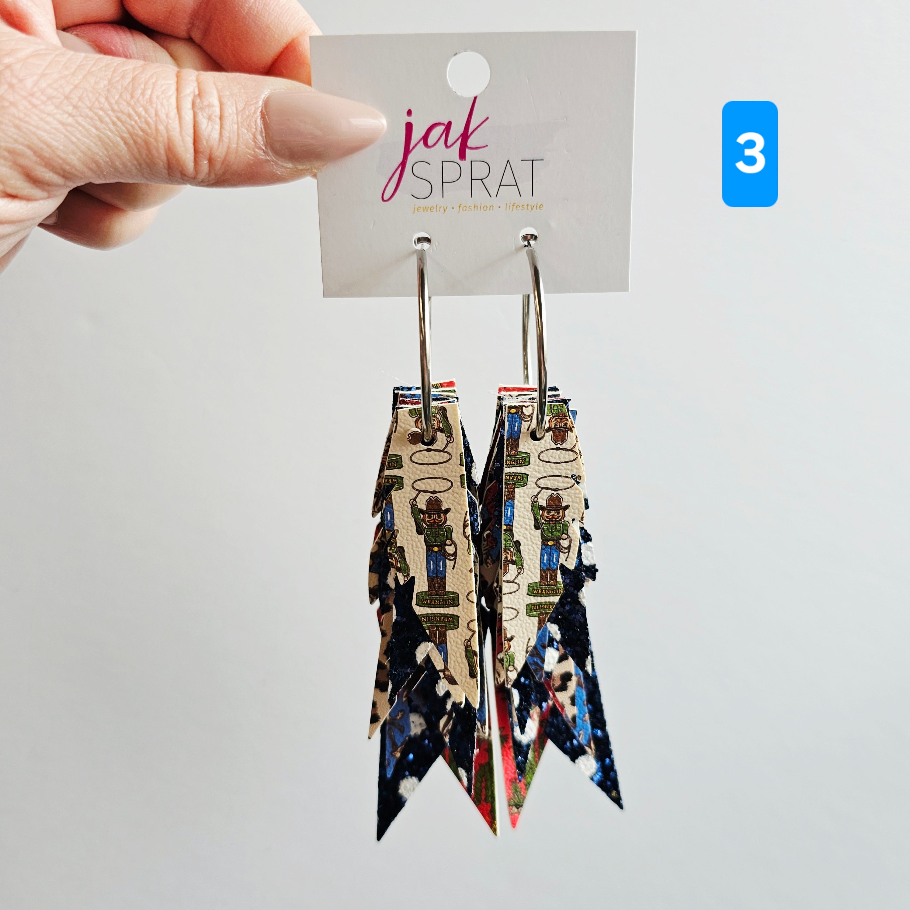 Wranglin' Around the Christmas Tree Bundle- EARRINGS