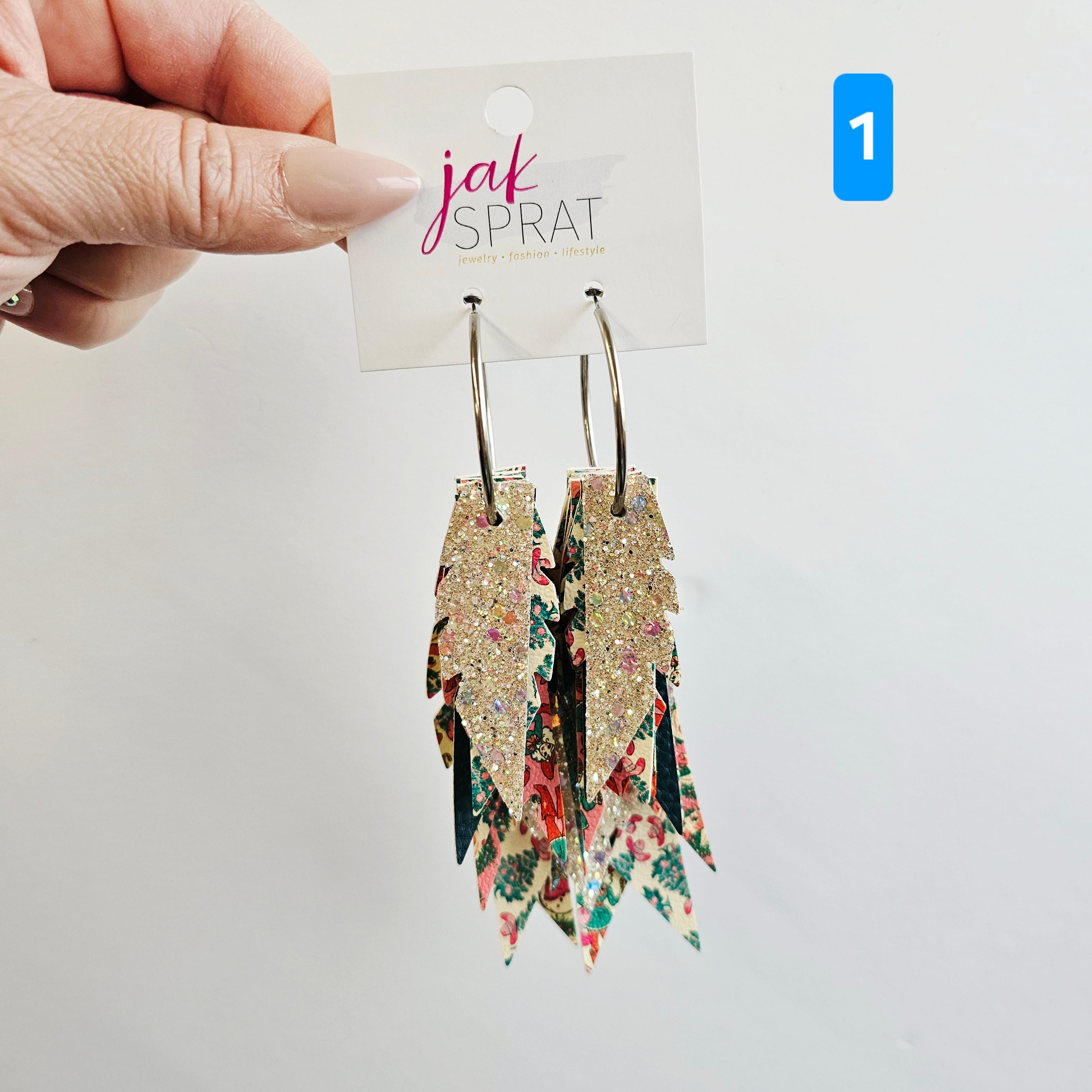 Have a Holly Dolly Christmas- EARRINGS