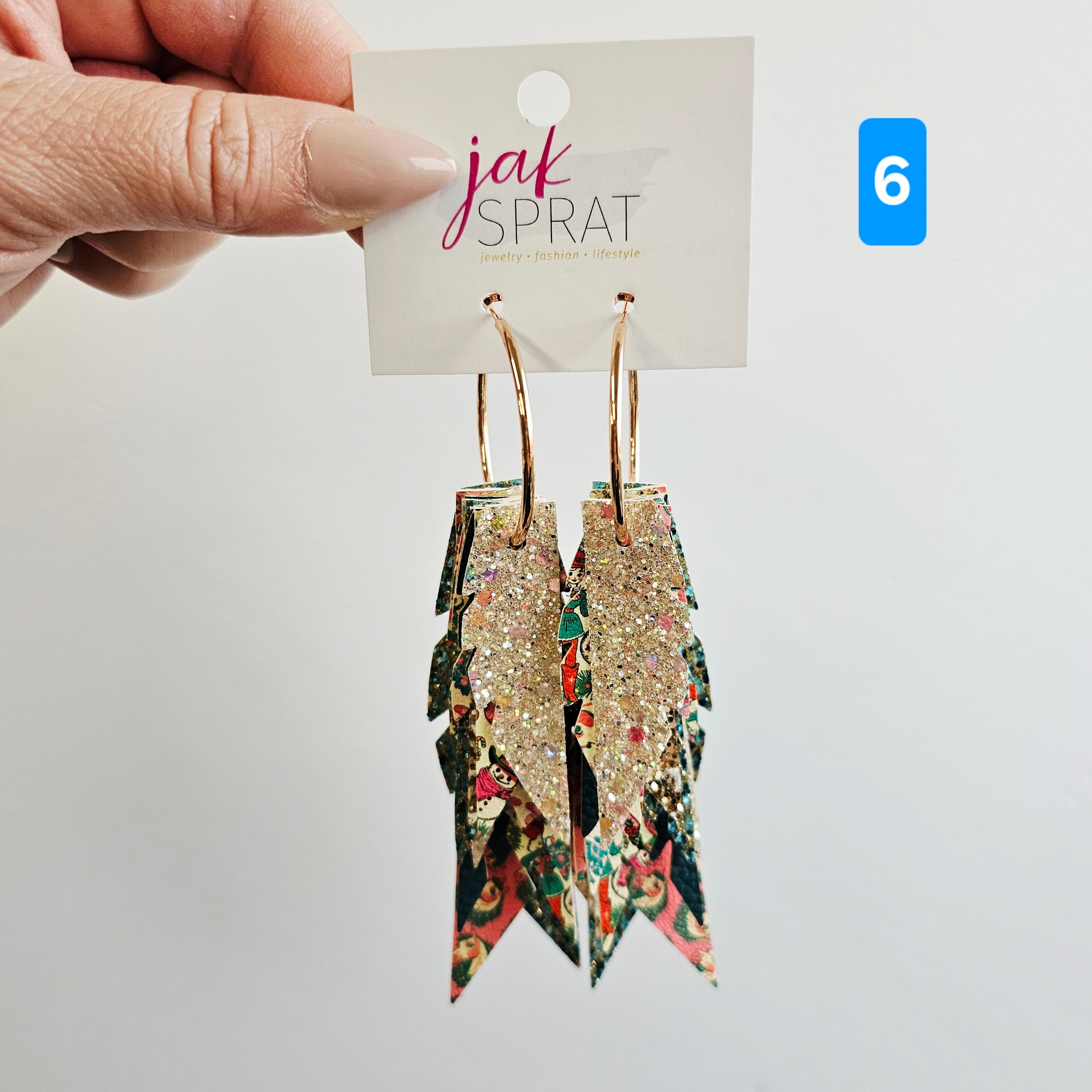 Have a Holly Dolly Christmas- EARRINGS