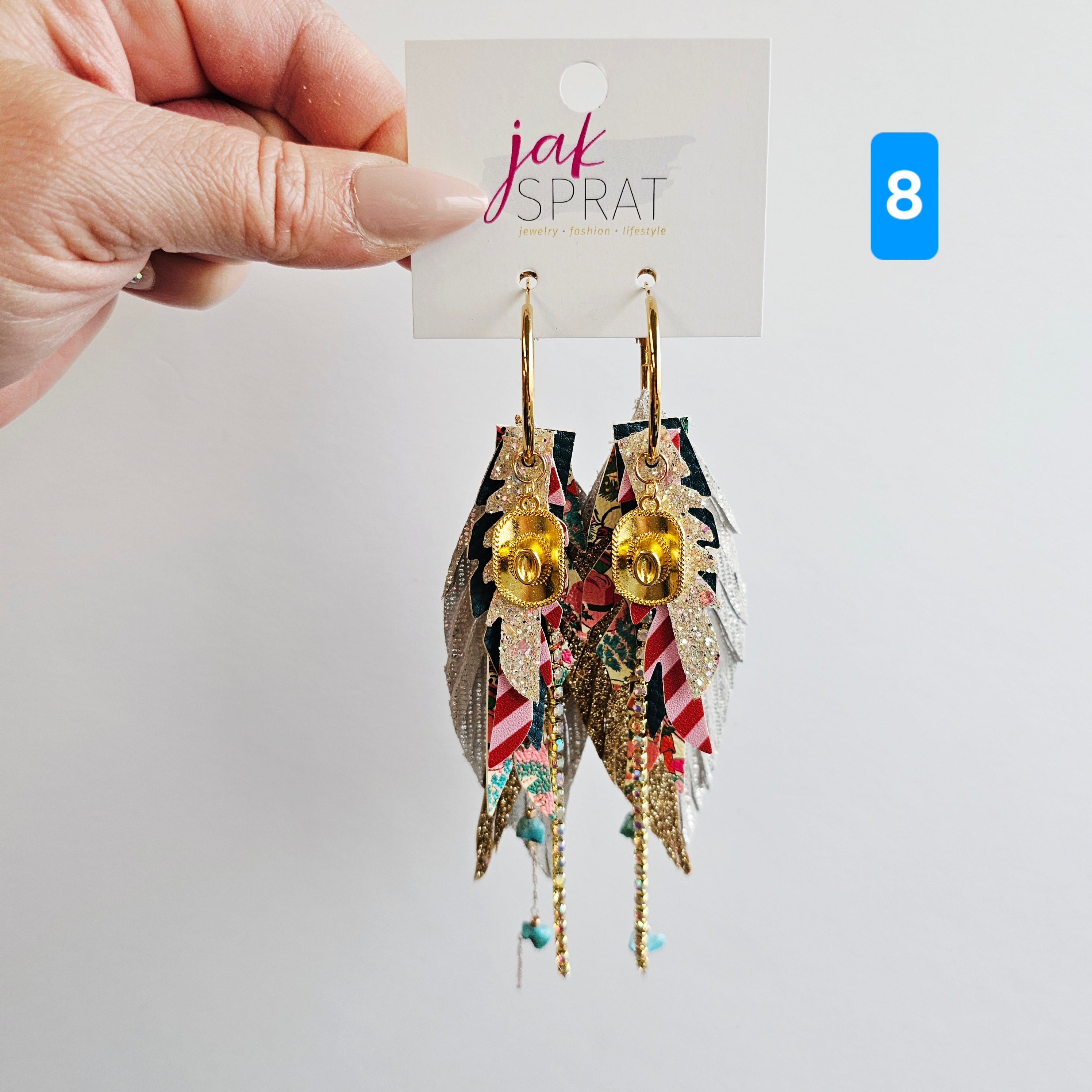 Have a Holly Dolly Christmas- EARRINGS