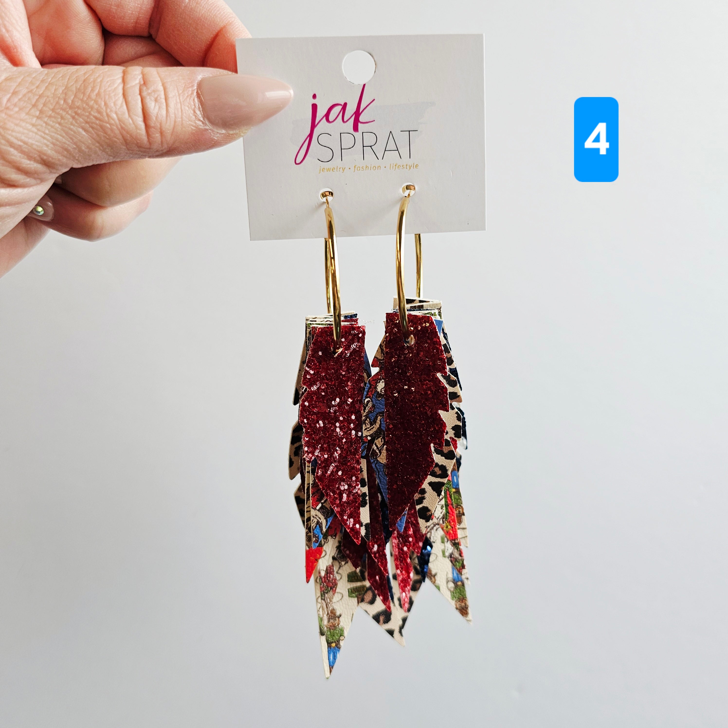 Wranglin' Around the Christmas Tree Bundle- EARRINGS