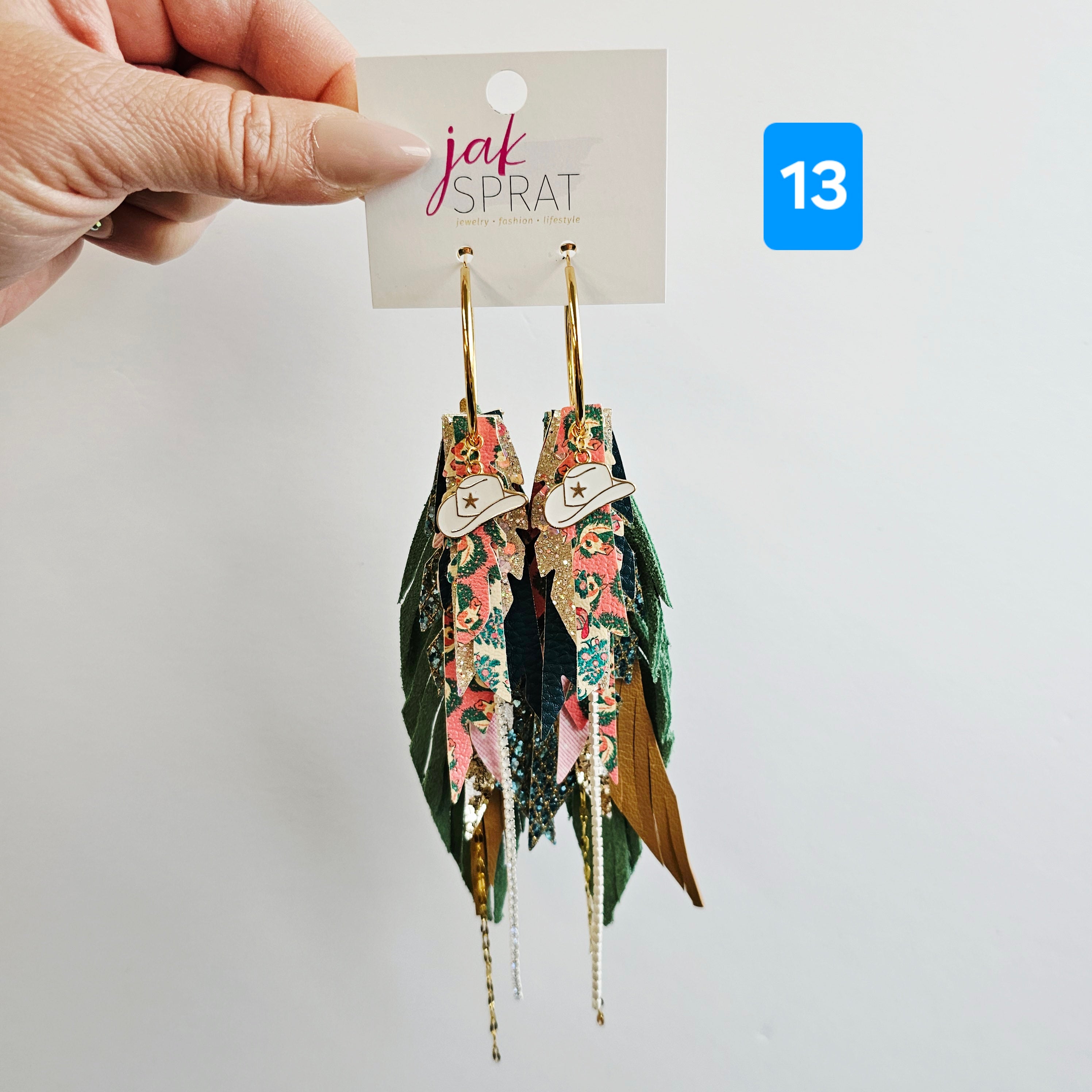 Have a Holly Dolly Christmas- EARRINGS