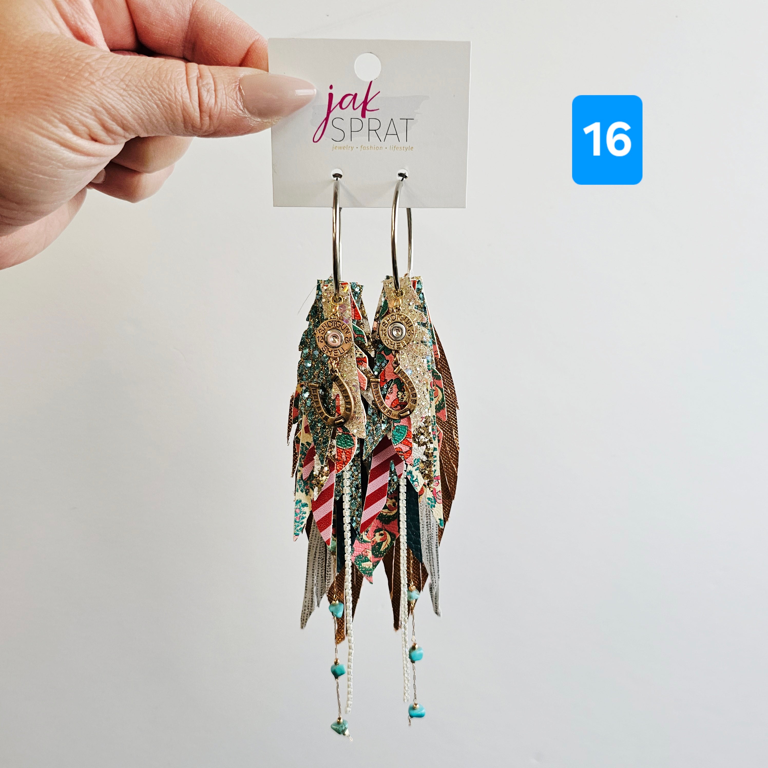 Have a Holly Dolly Christmas- EARRINGS