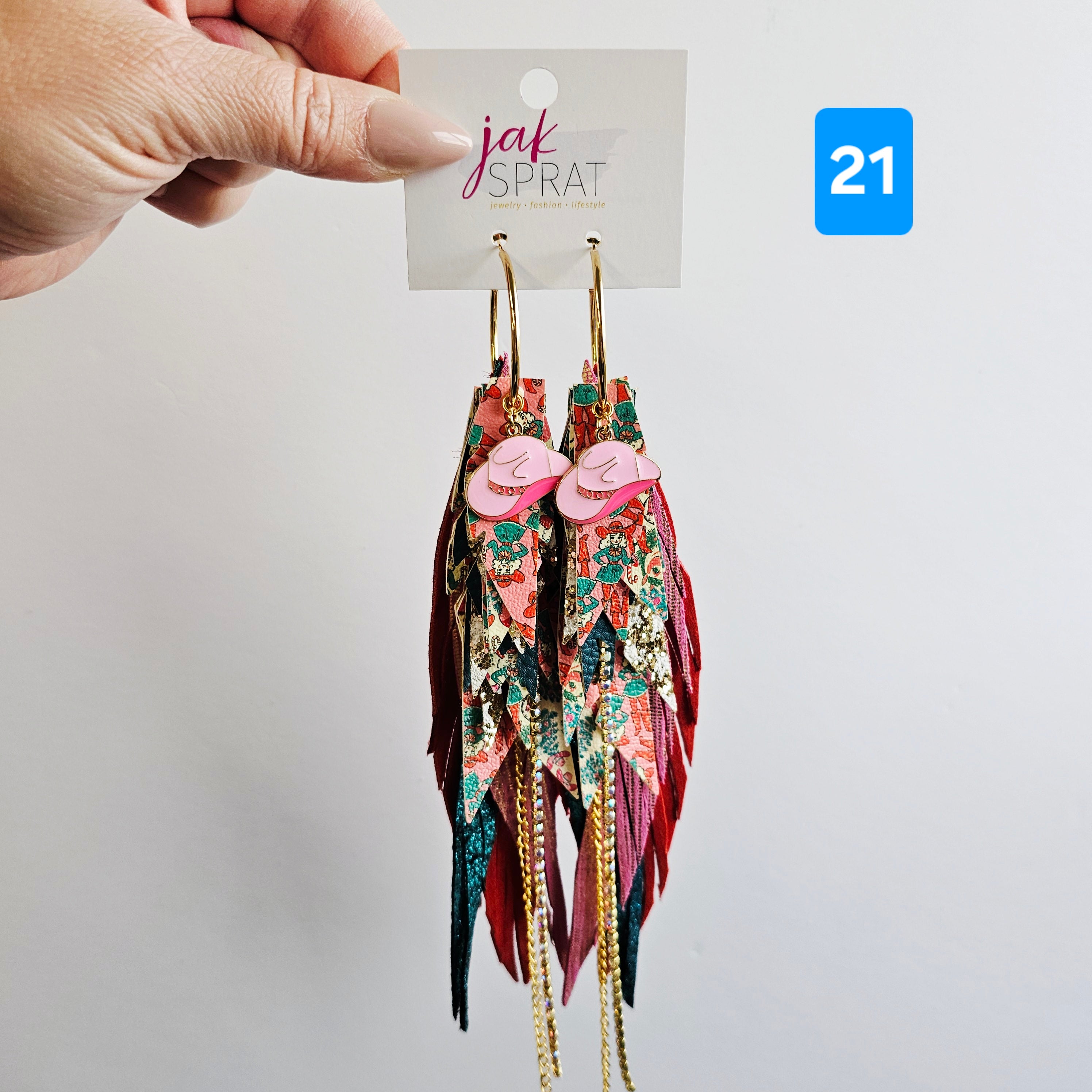 Have a Holly Dolly Christmas- EARRINGS