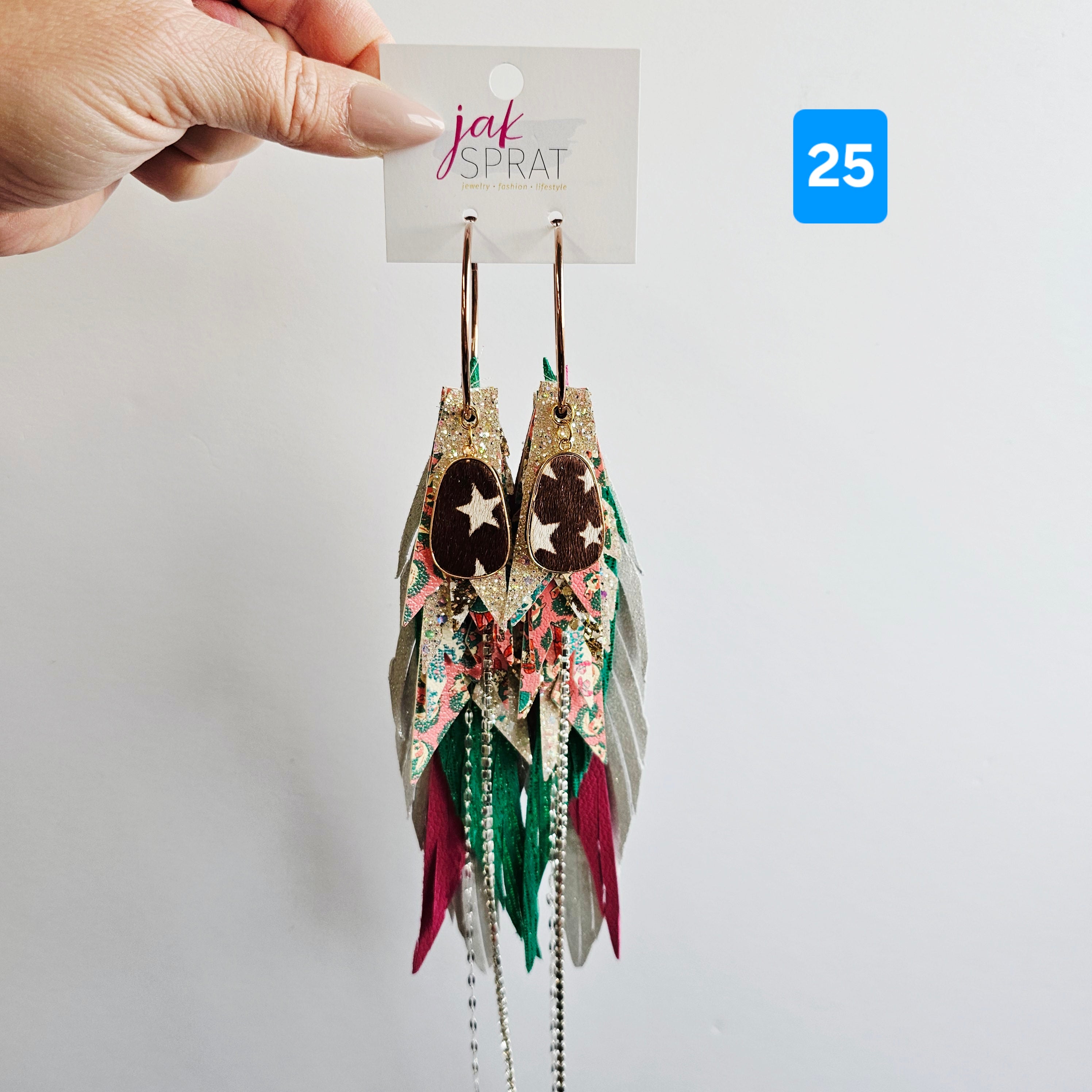 Have a Holly Dolly Christmas- EARRINGS