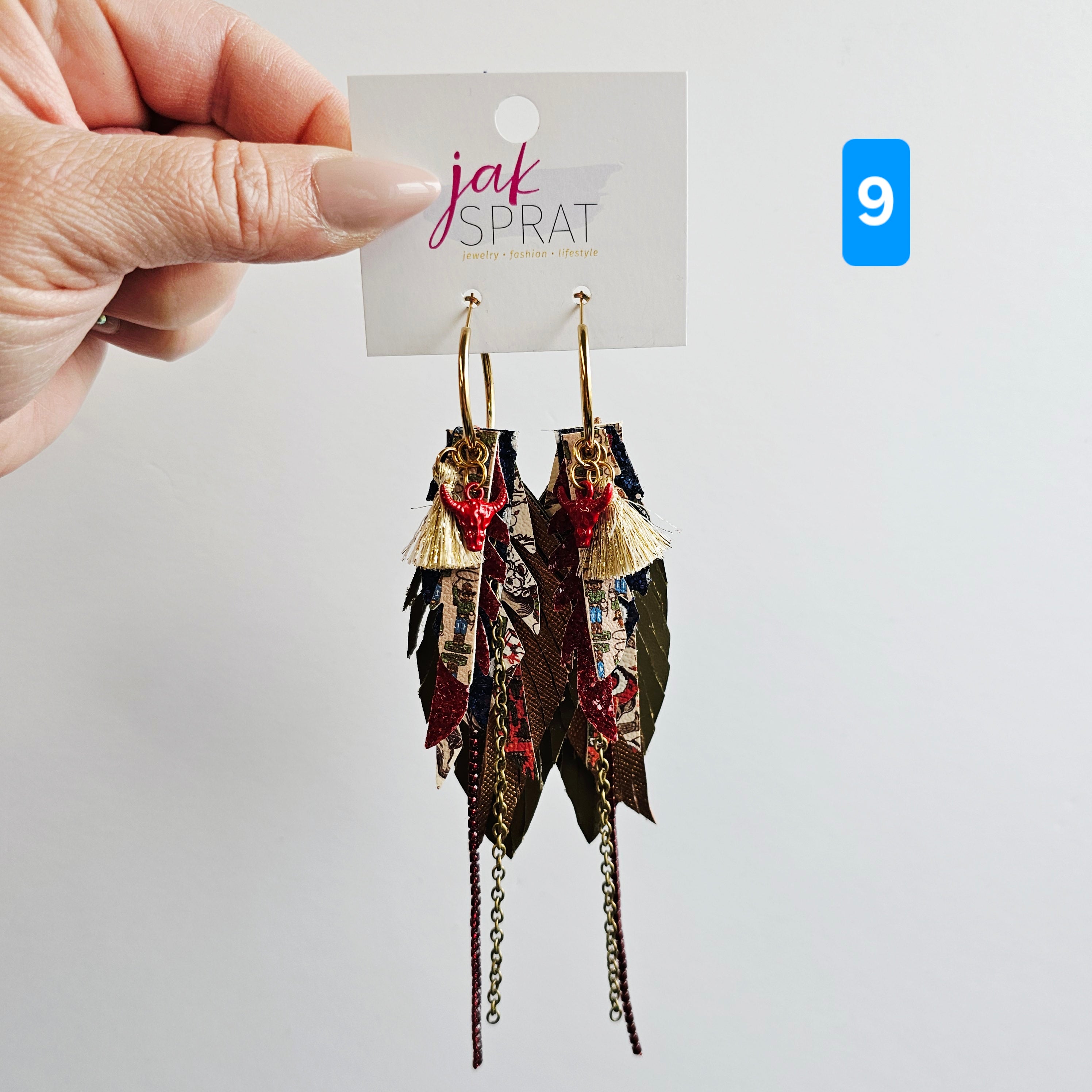 Wranglin' Around the Christmas Tree Bundle- EARRINGS