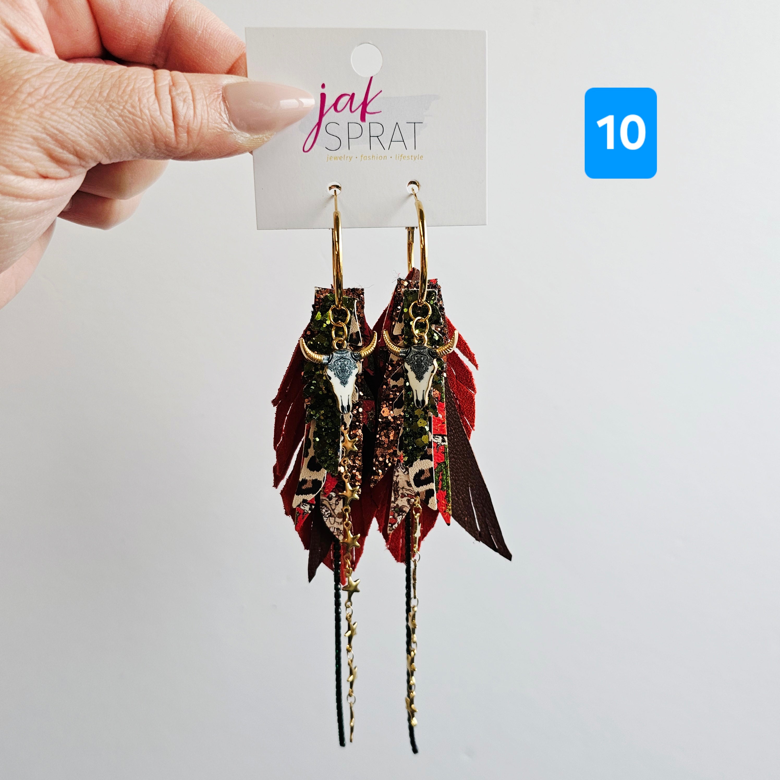 Wranglin' Around the Christmas Tree Bundle- EARRINGS