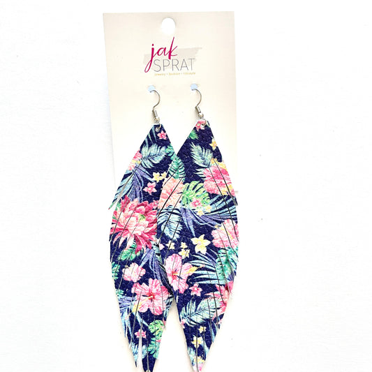 5.5" Leather Feather Shoulder Duster | LFSD54