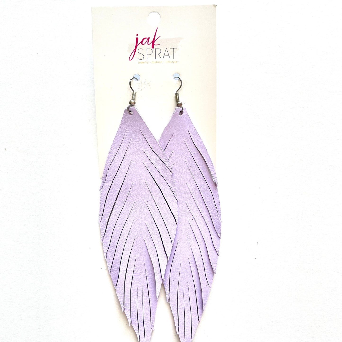 5.5" Leather Feather Shoulder Duster | LFSD57