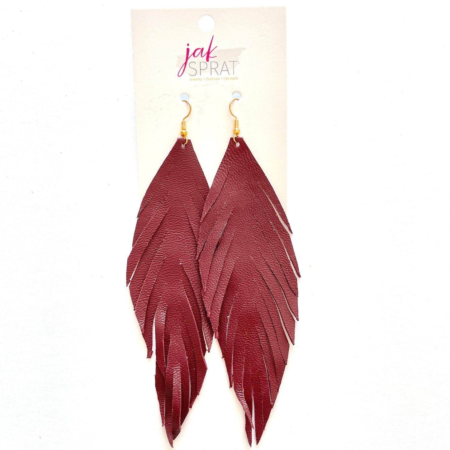 5.5" Leather Feather Shoulder Duster | LFSD521