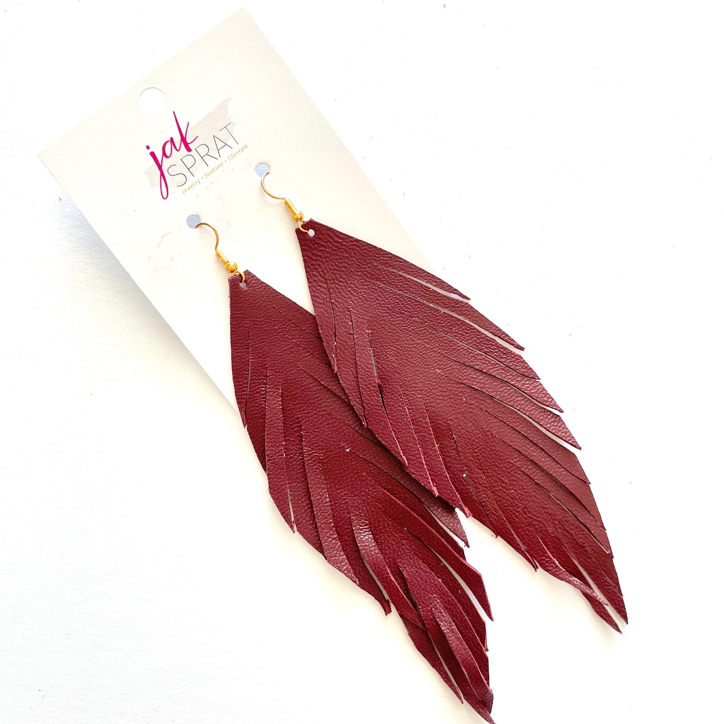 5.5" Leather Feather Shoulder Duster | LFSD521