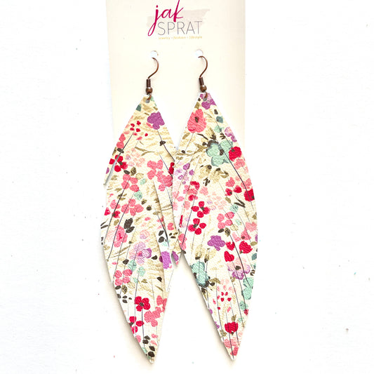 5.5" Leather Feather Shoulder Duster | LFSD516