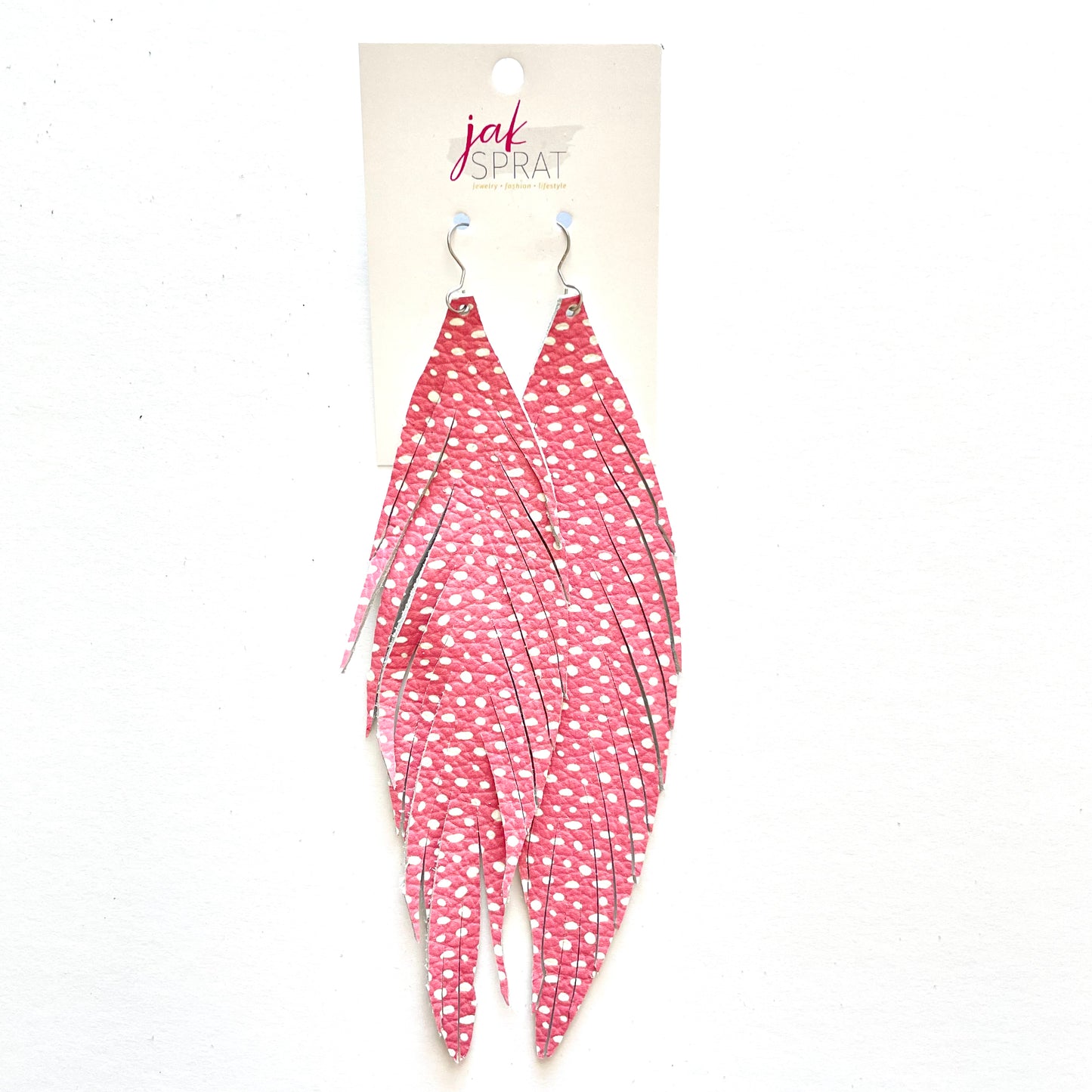 7.5" Leather Feather Shoulder Duster | LFSD710