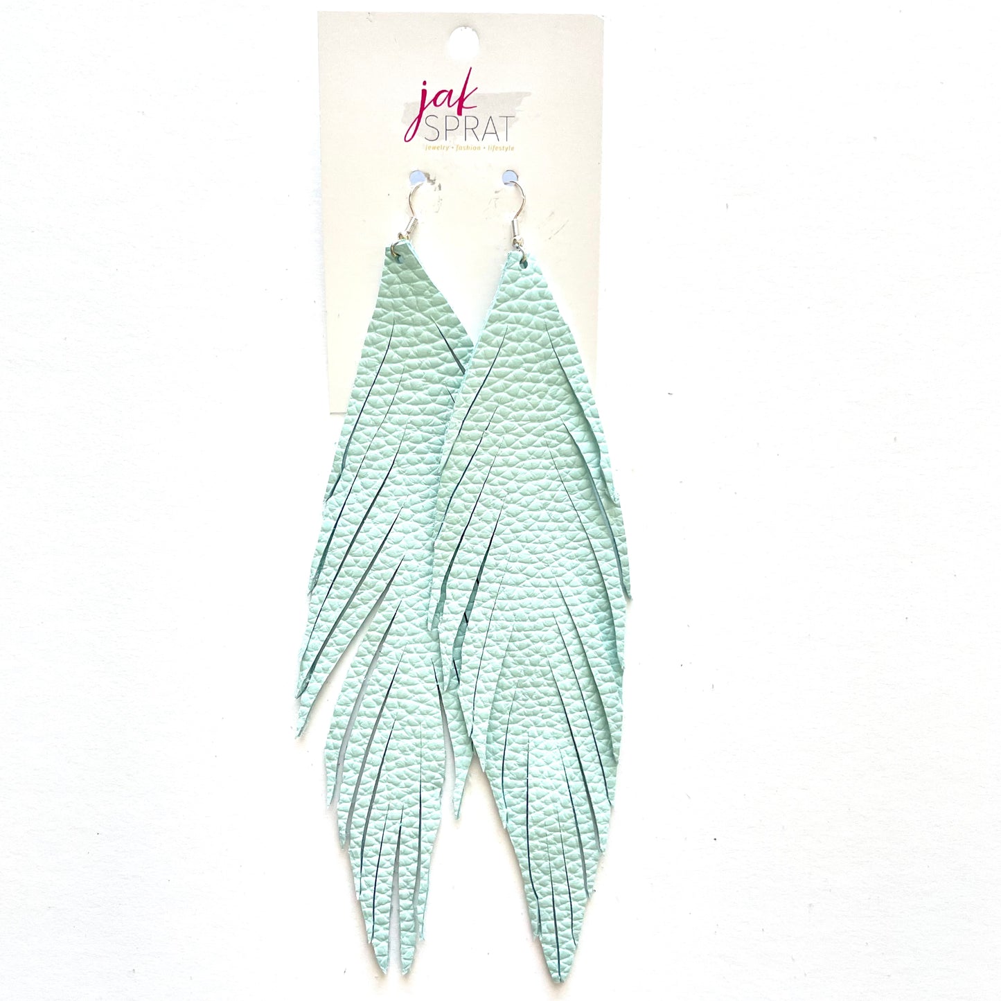 7.5" Leather Feather Shoulder Duster | LFSD717