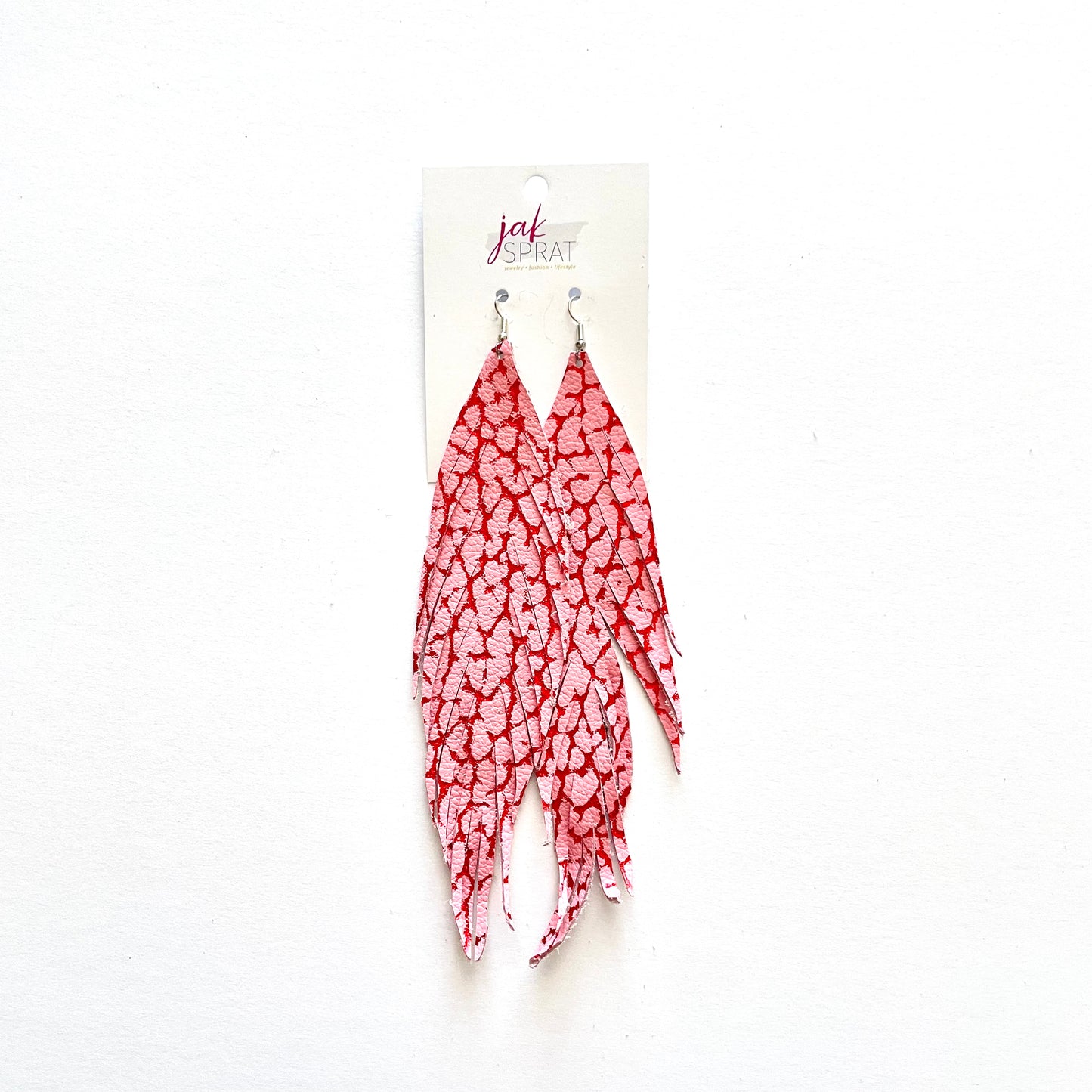 7.5" Leather Feather Shoulder Duster | LFSD75