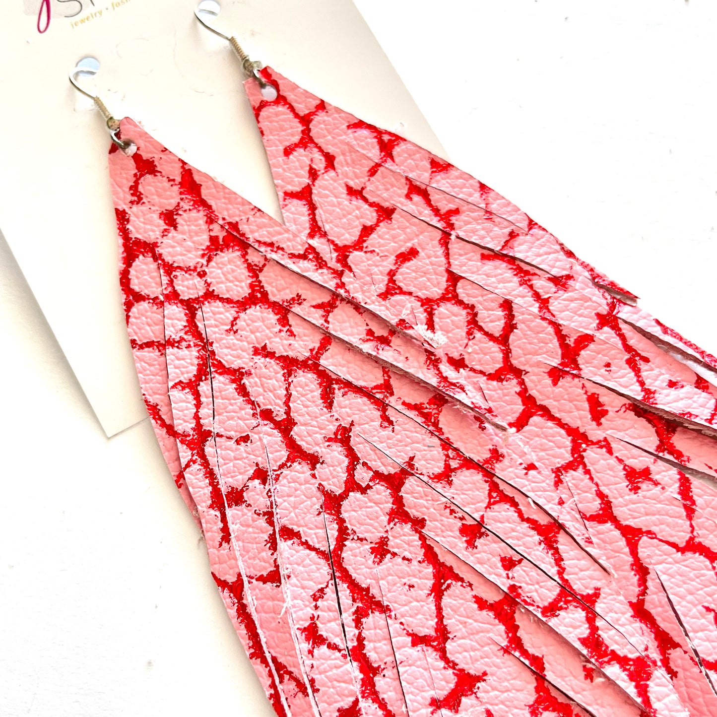 7.5" Leather Feather Shoulder Duster | LFSD75