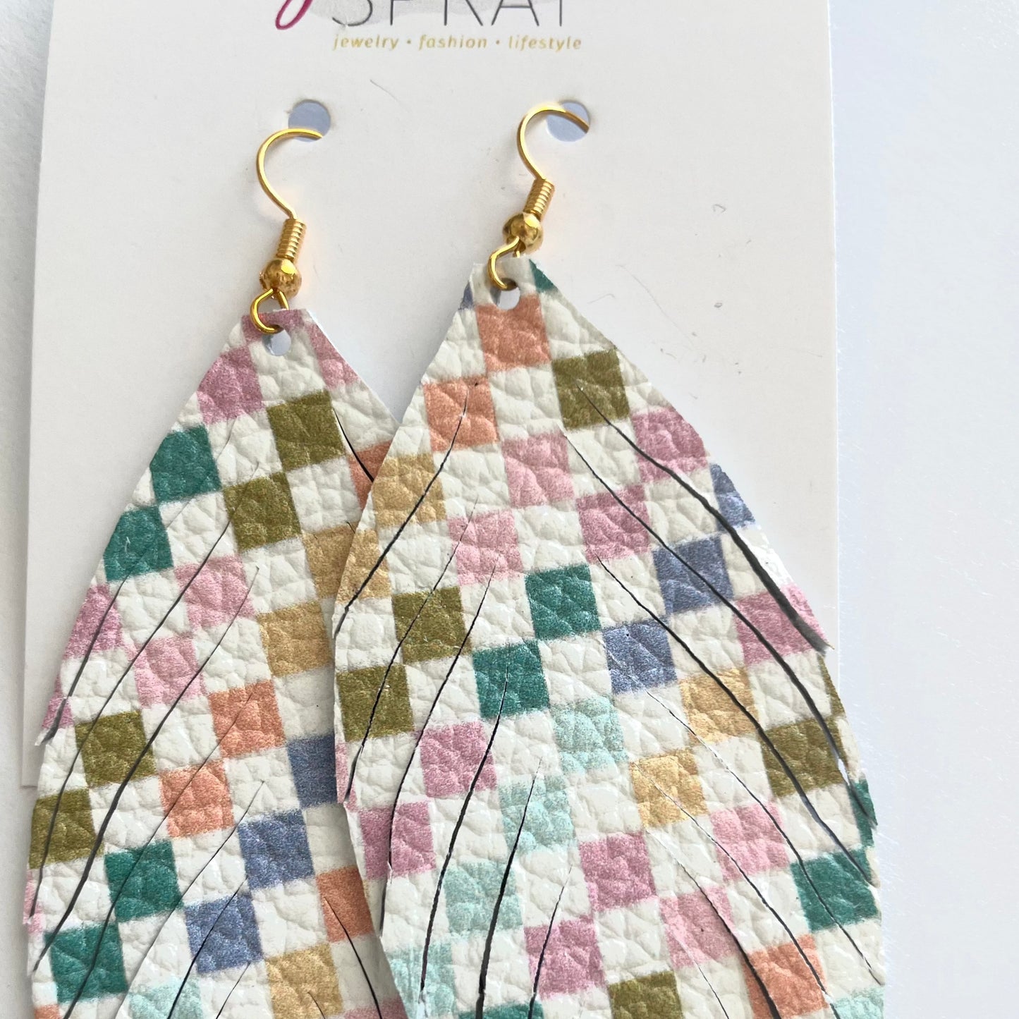 4" Leather Feather Shoulder Duster | LFSD419