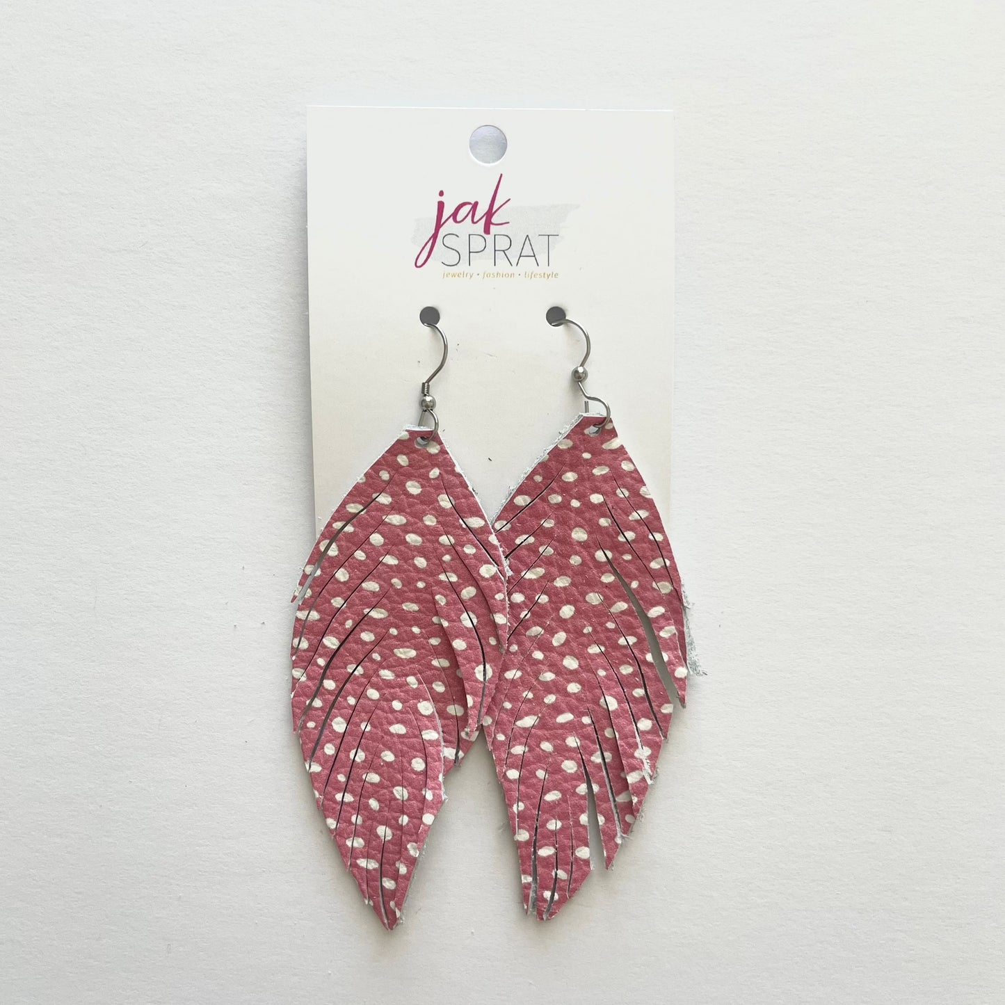 4" Leather Feather Shoulder Duster | LFSD45