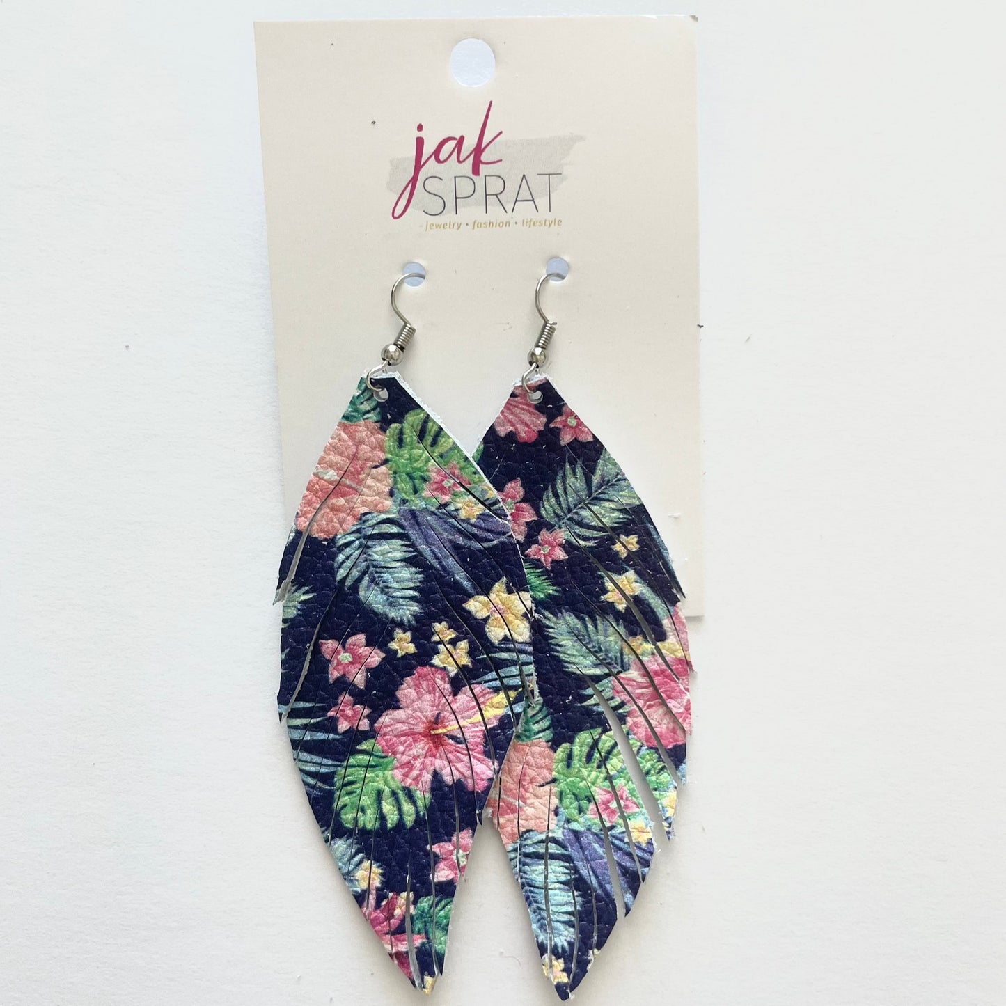 4" Leather Feather Shoulder Duster | LFSD44