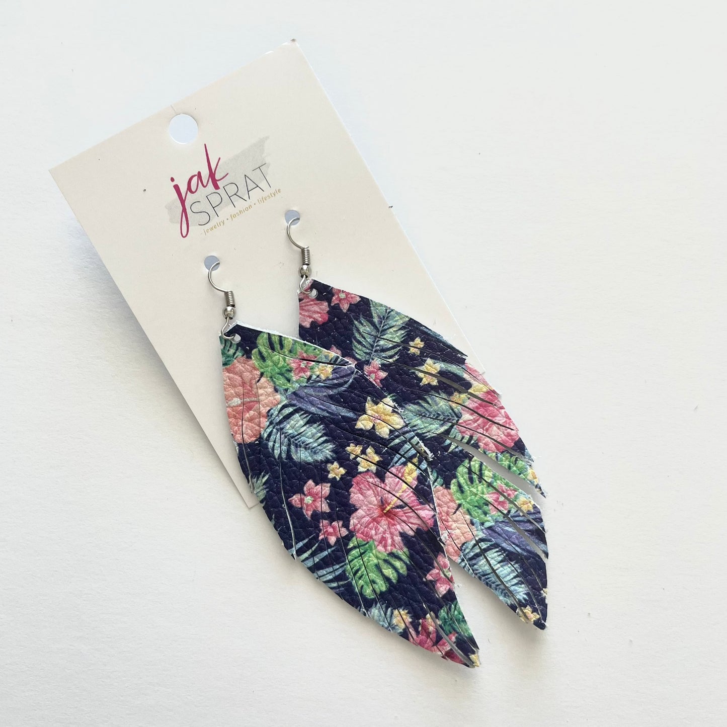 4" Leather Feather Shoulder Duster | LFSD44