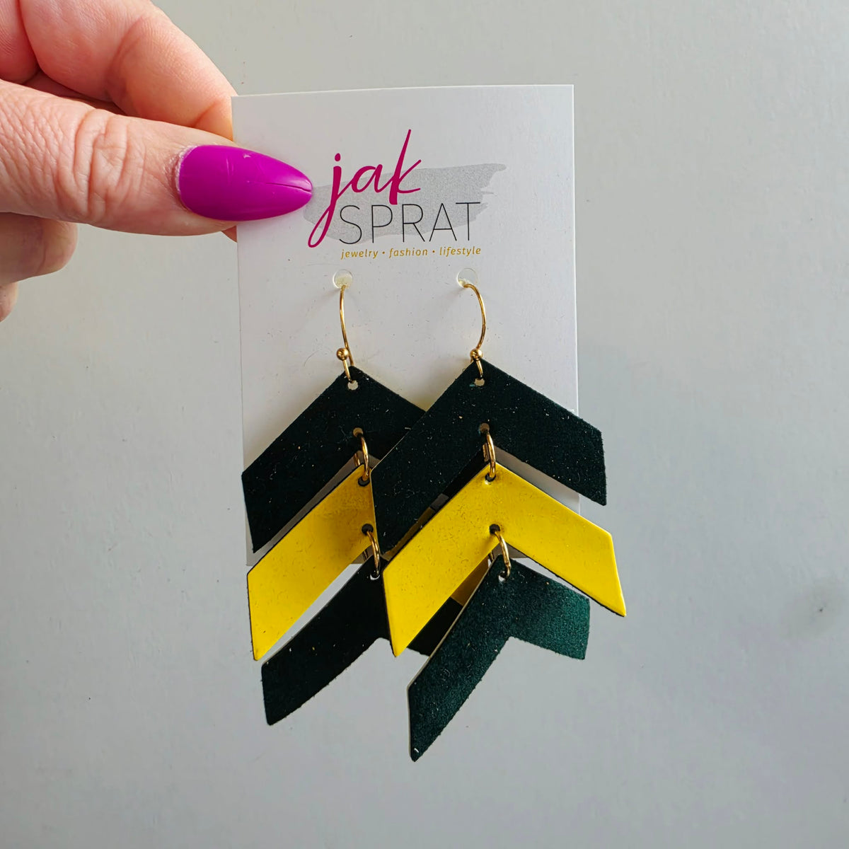 Boujee at the Ballfield FOOTBALL EDITION | Green & Yellow HHY34GY